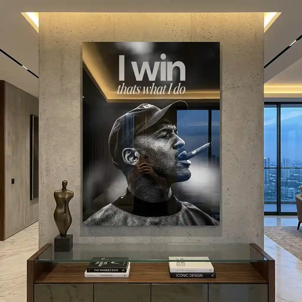Cuadro Motivacional | I Win | That's What I Do