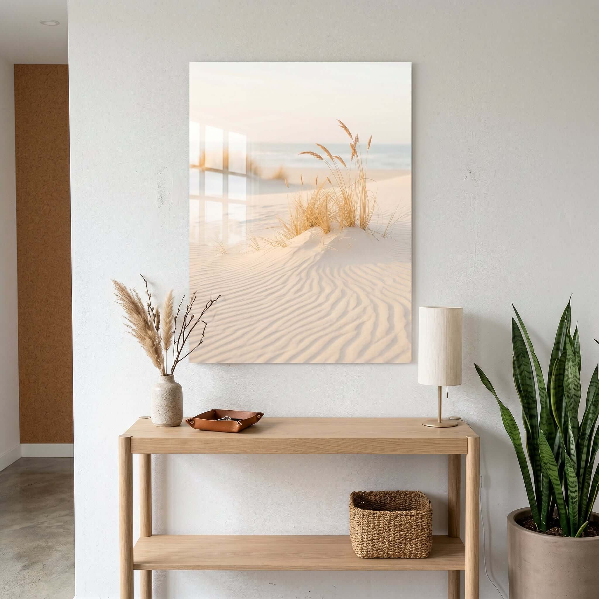 Cuadro Póster Dunas de Arena | Decoración Costera Minimalista