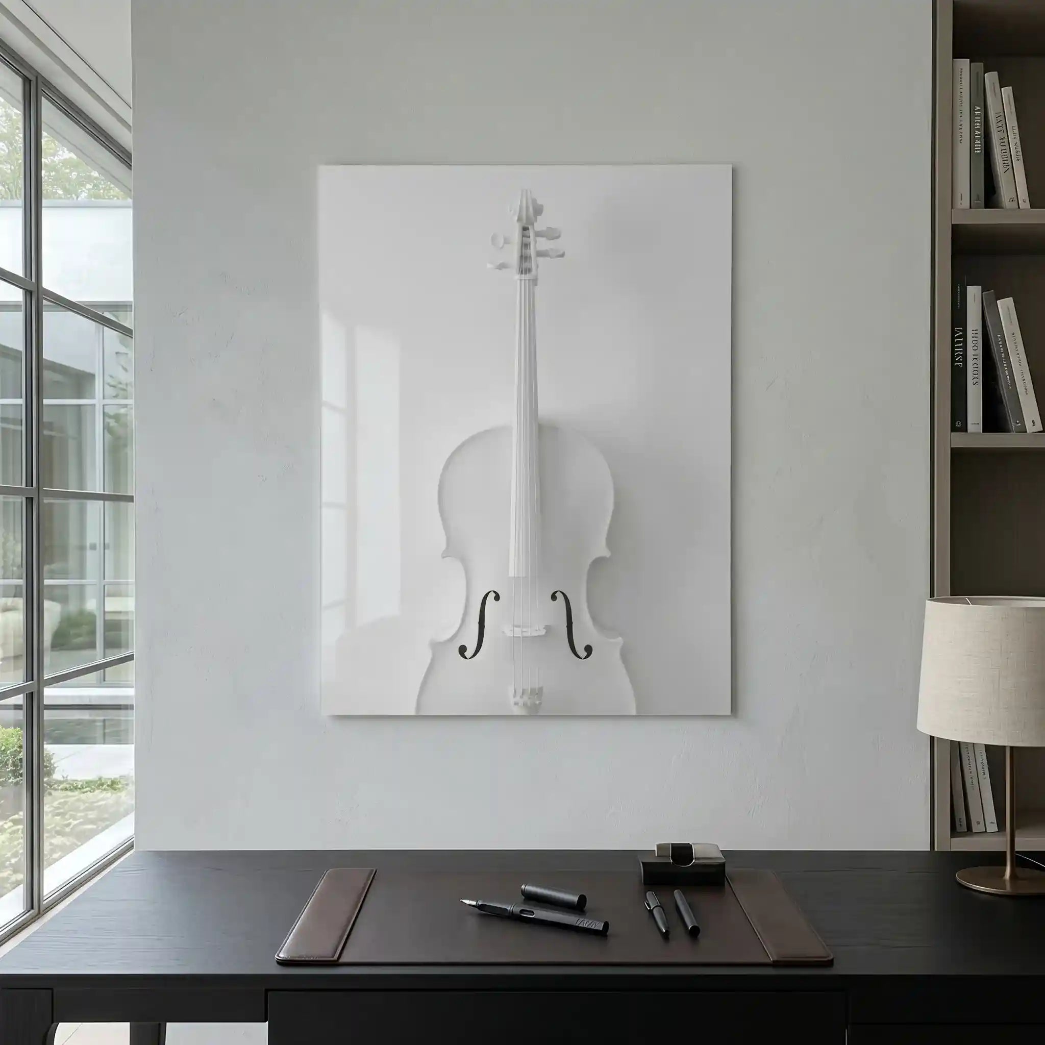 Cuadro Violín Blanco | Armonía Minimalista