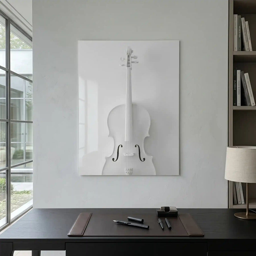 Cuadro Violín Blanco | Armonía Minimalista