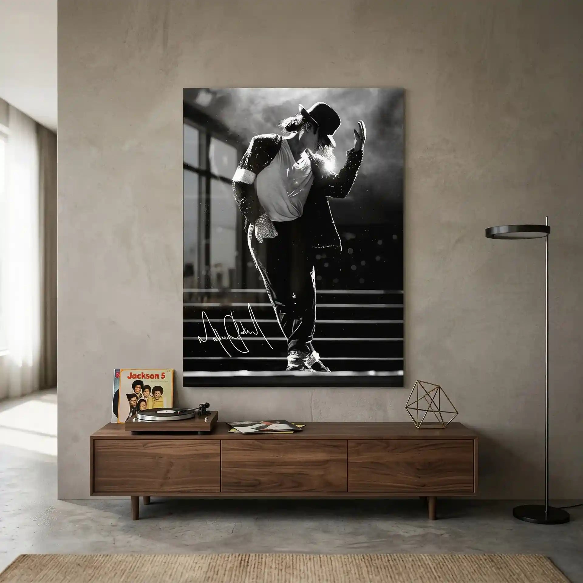 Cuadro Póster Michael Jackson Bailando | Decoración Musical