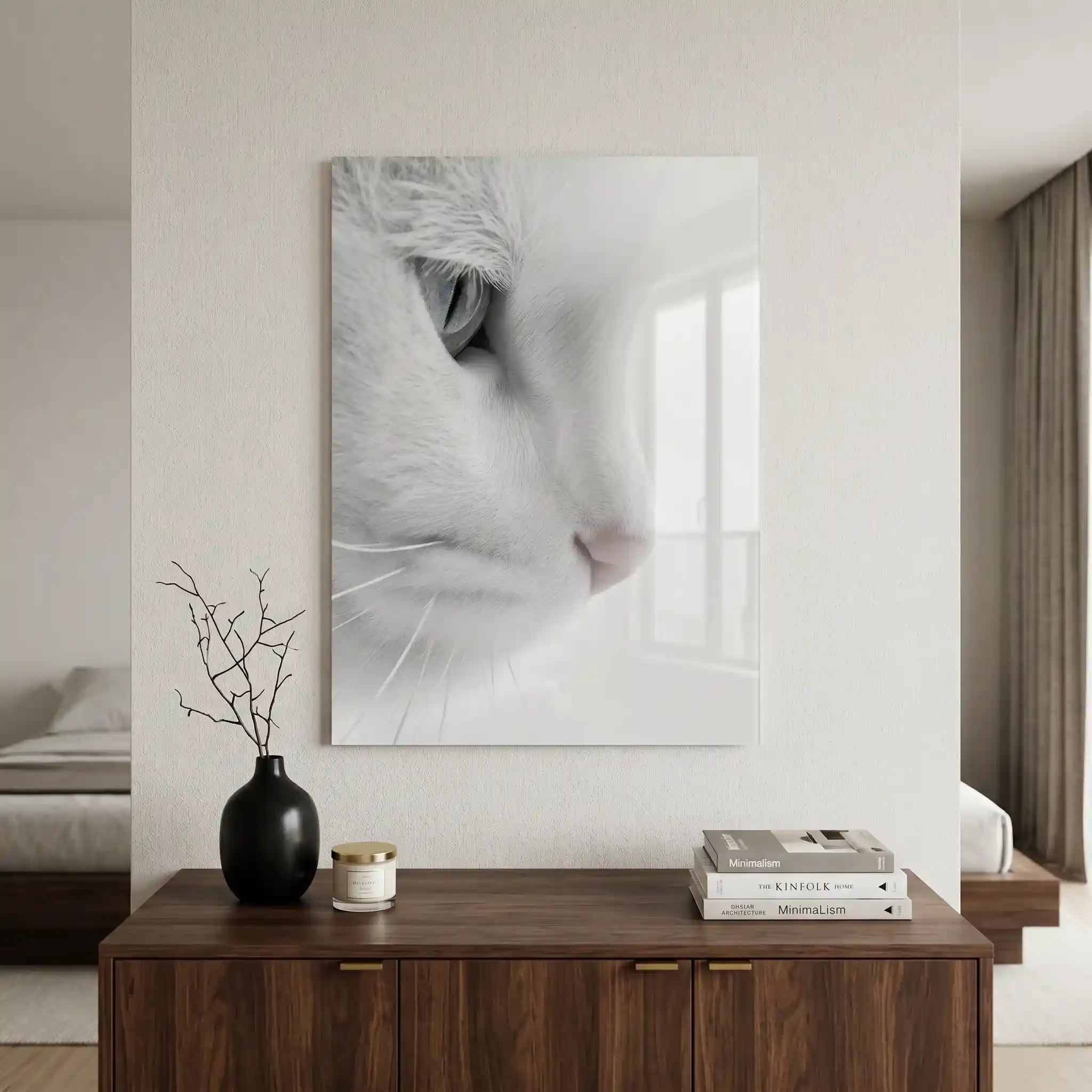 Cuadro Mirada Felina | Pureza Minimalista