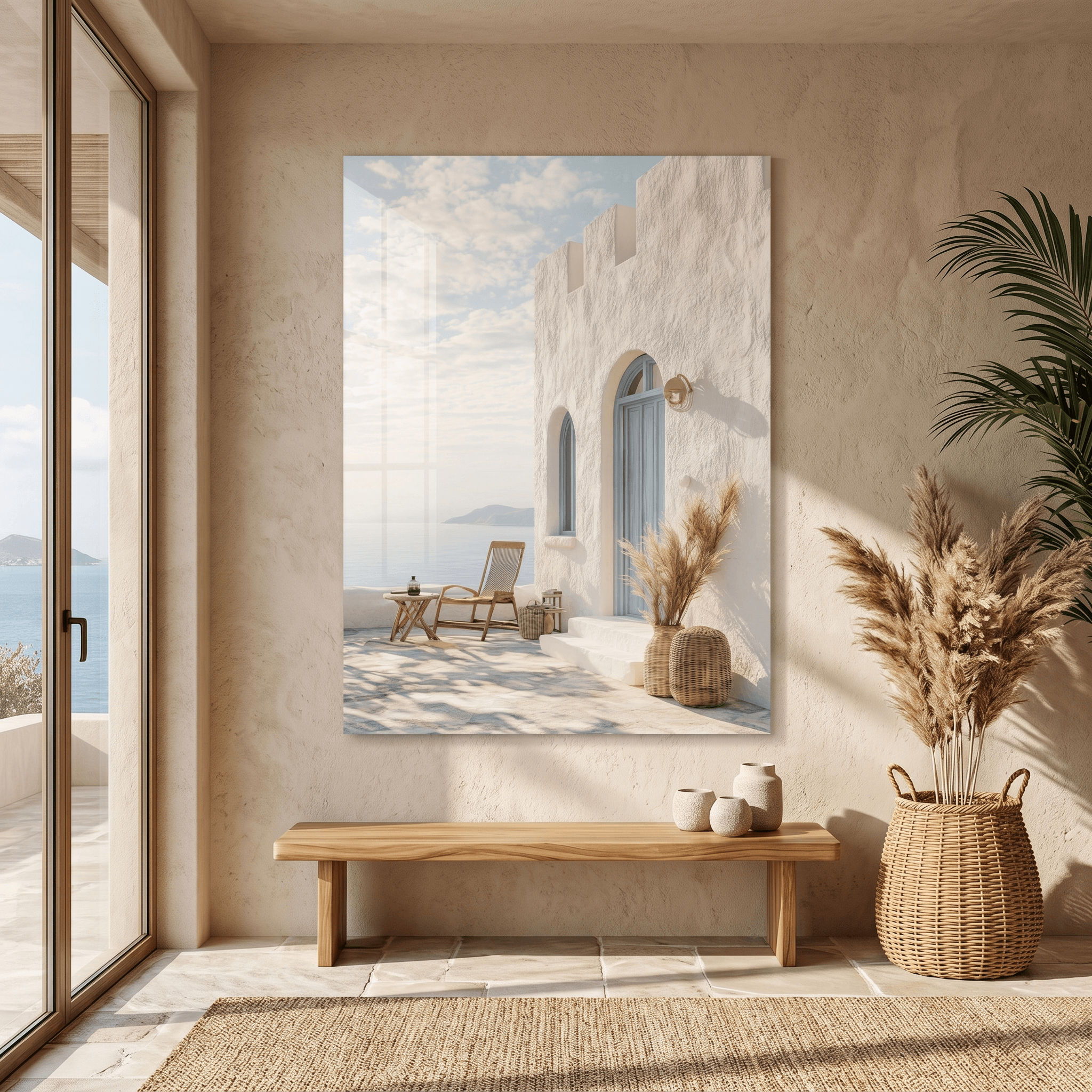Cuadro Póster Refugio Mediterráneo | Decoración Costera