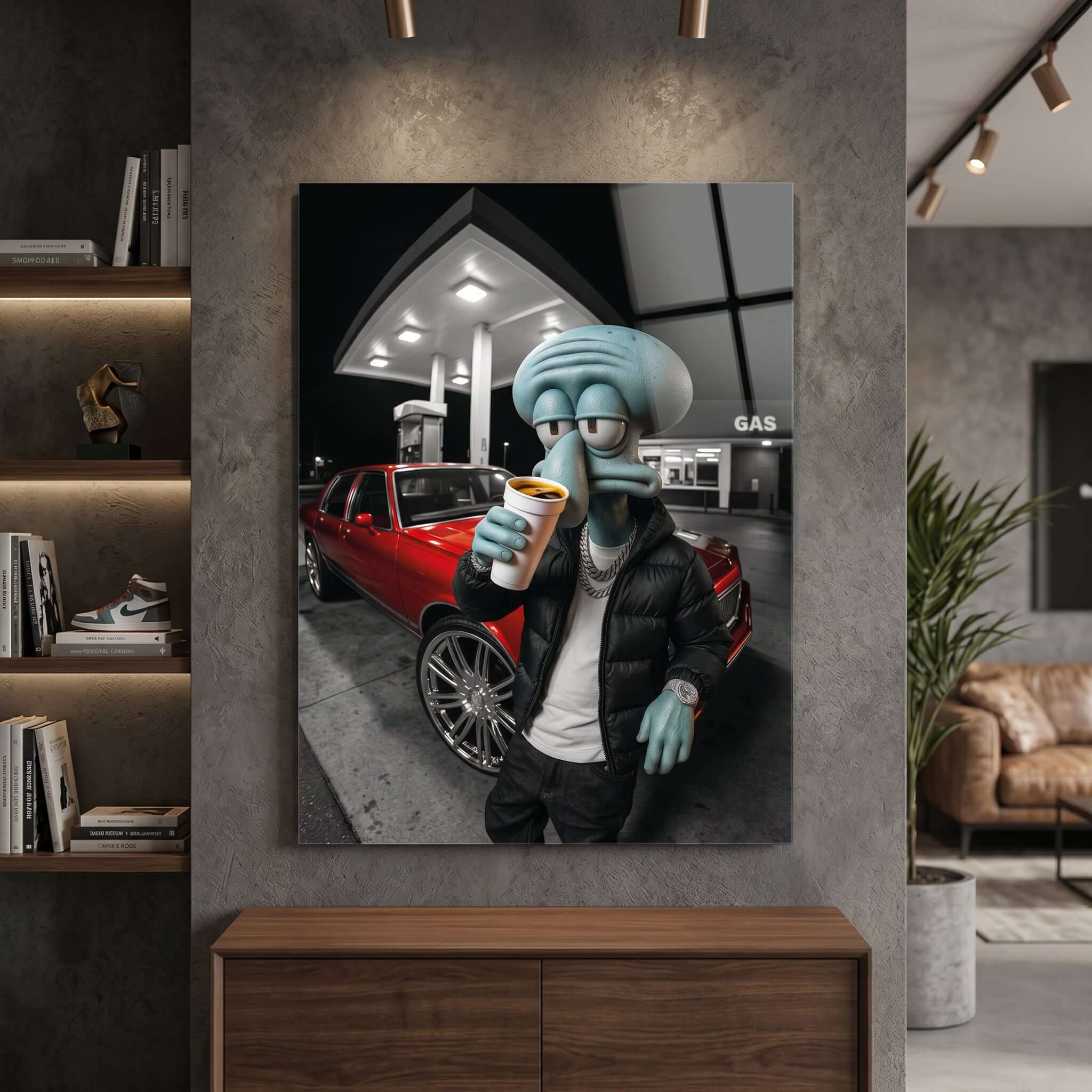 Cuadro Póster Calamardo Urbano | Decoración Moderna
