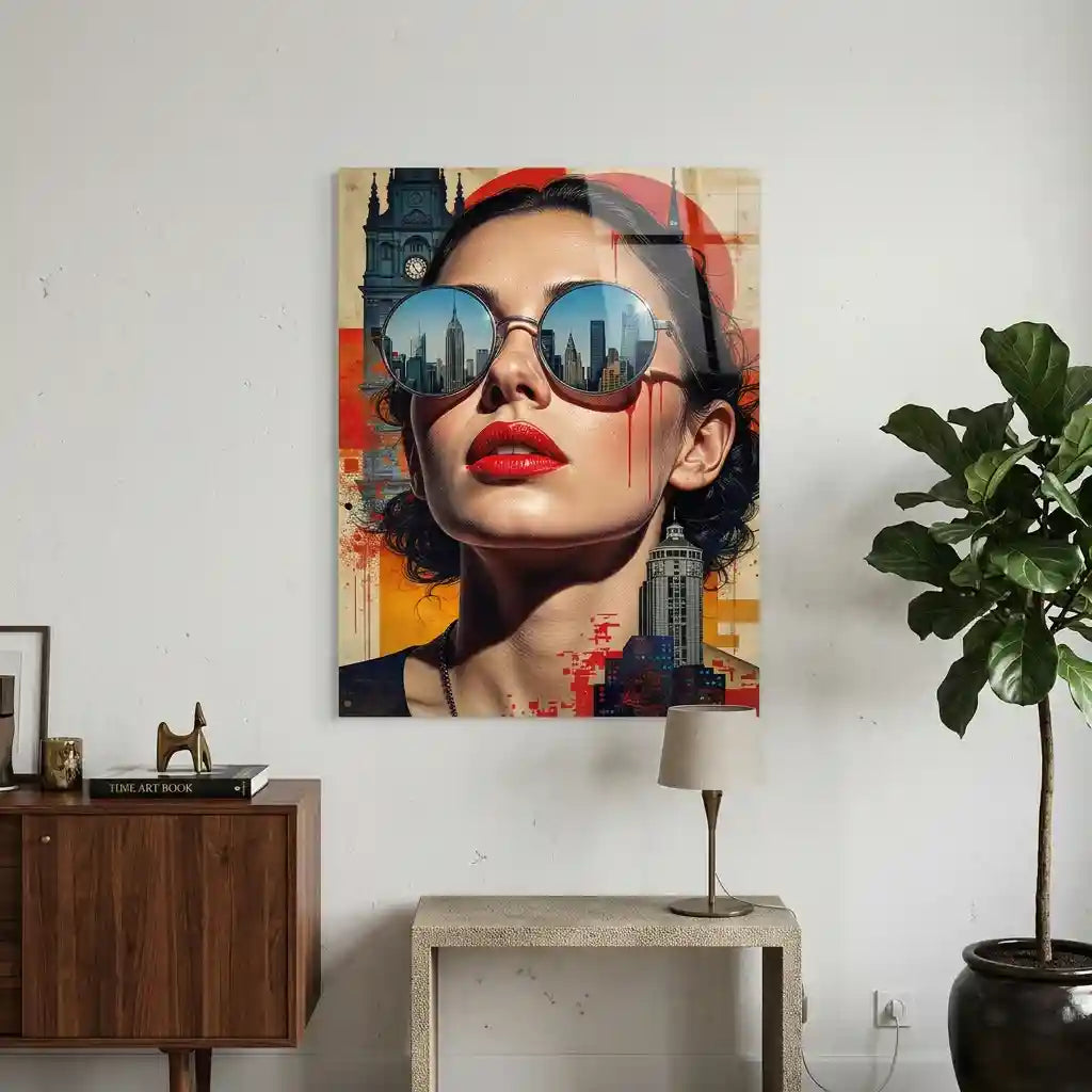 Cuadro Urban Glam | City Reflection | Arte Pop Metropolitano