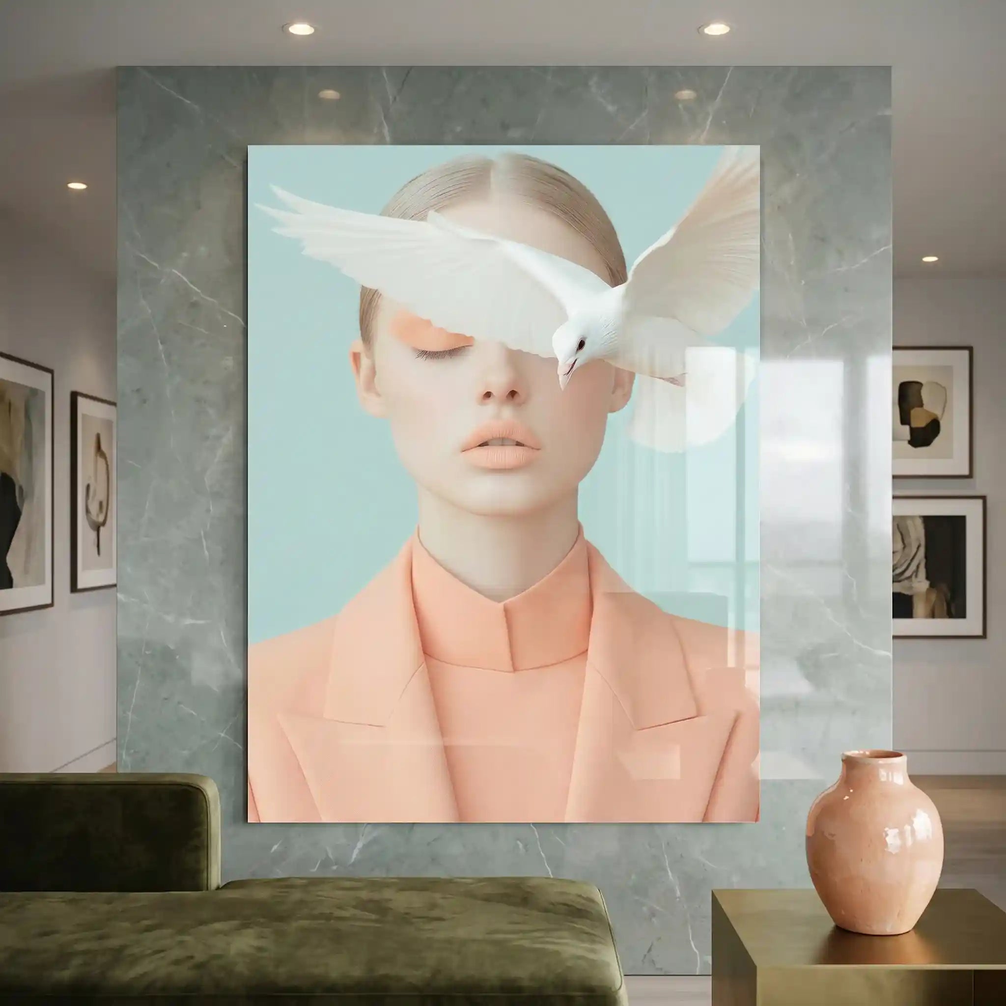 Cuadro Soft Freedom | Pastel Dove
