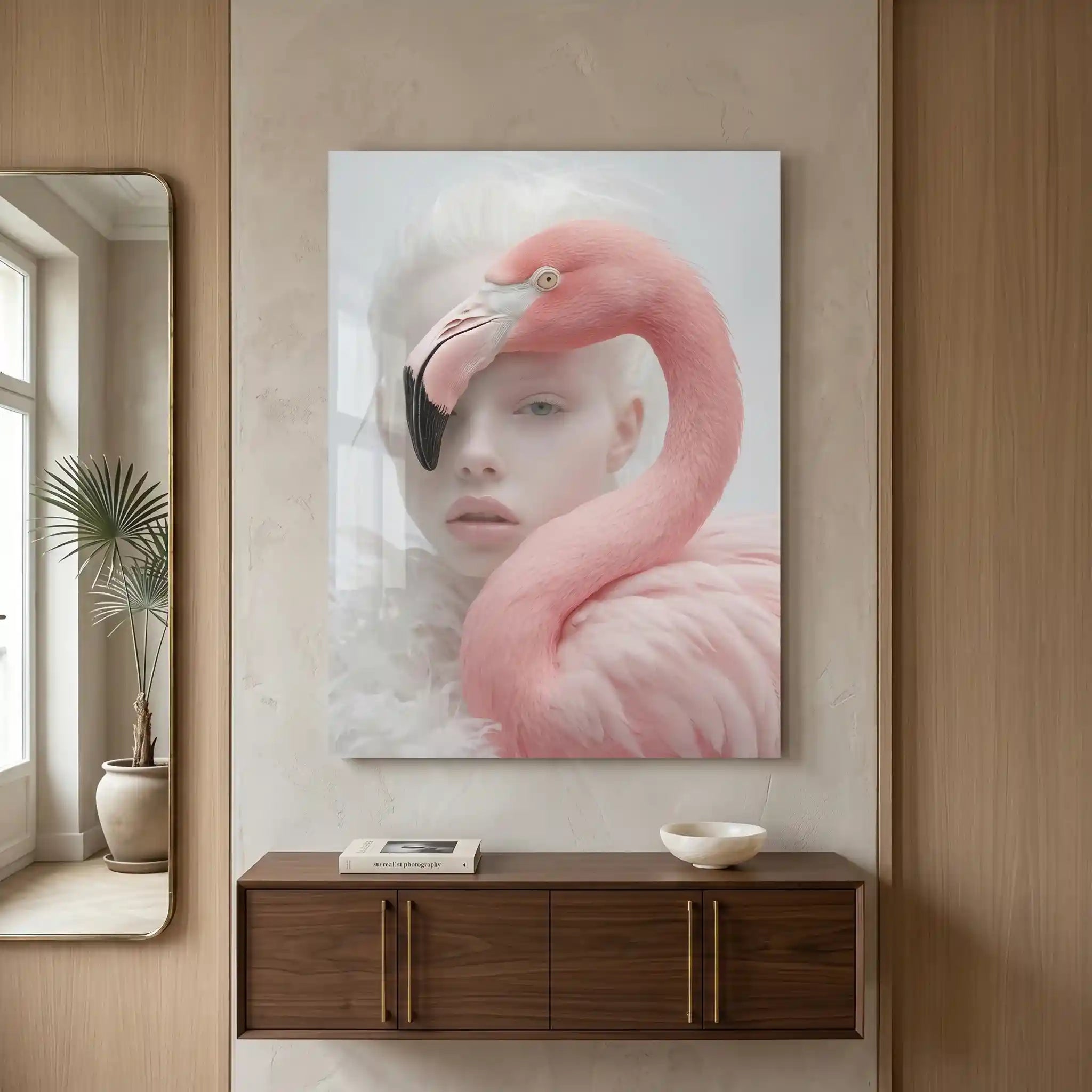 Cuadro Pink Flamingo | Soft Elegance