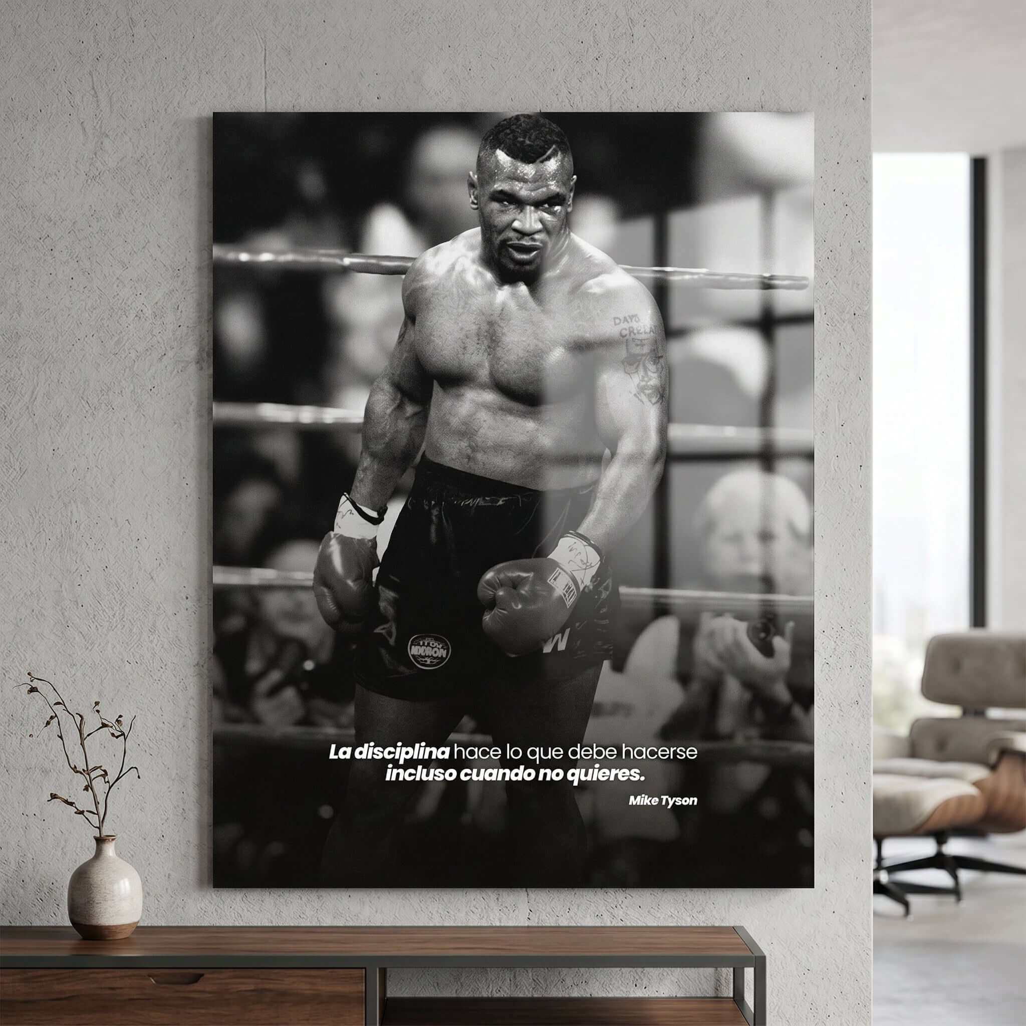 Cuadro Póster Mike Tyson | Decoración de Boxeo
