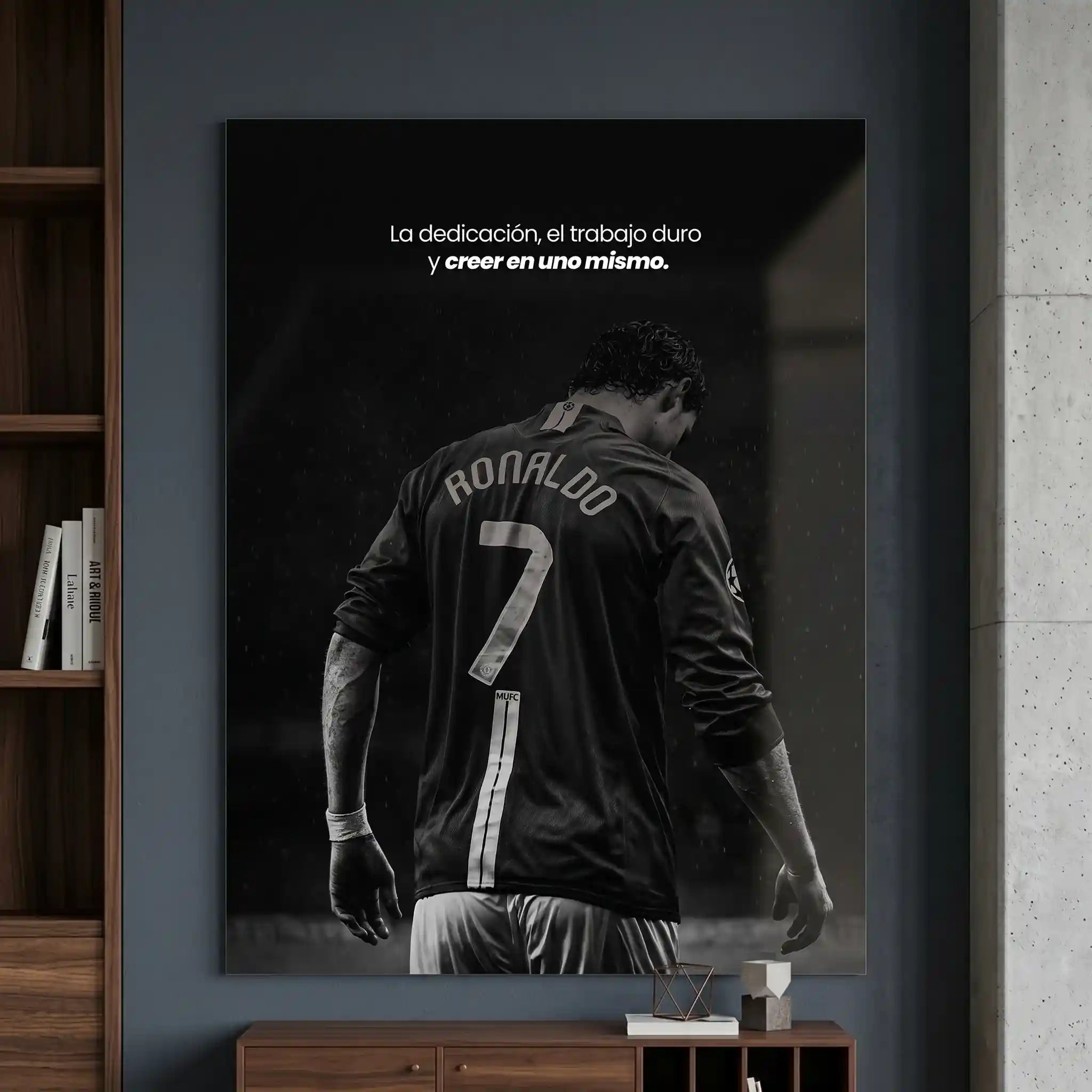 Cuadro Motivacional Fútbol | Ronaldo | Cree en Ti Mismo