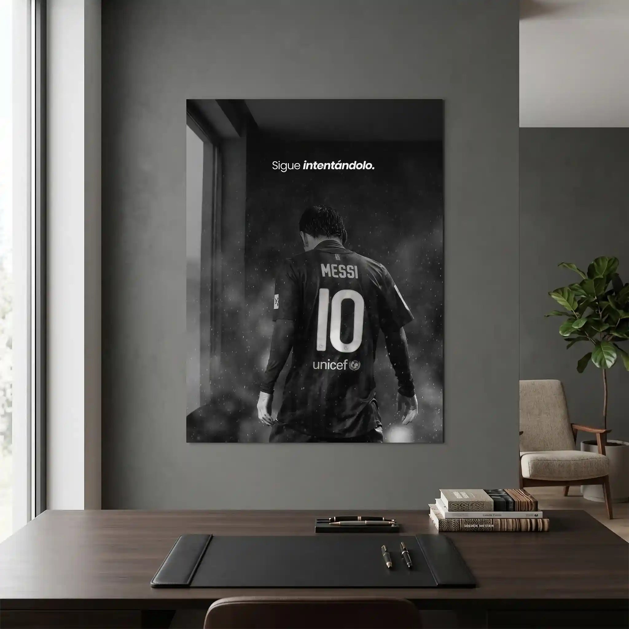 Cuadro Póster Lionel Messi | Nº10 | Sigue Intentándolo