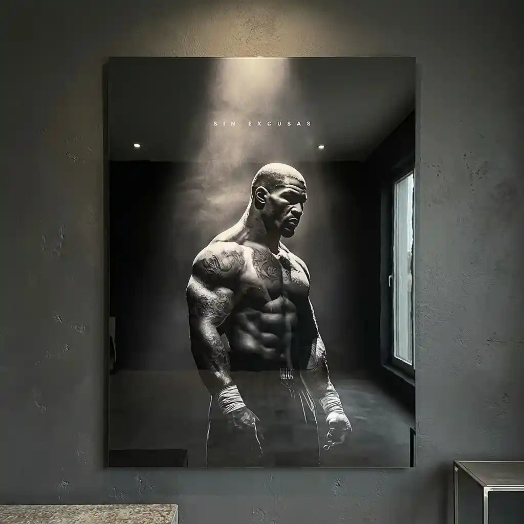 Cuadro Póster Mike Tyson | Decoración de Boxeo