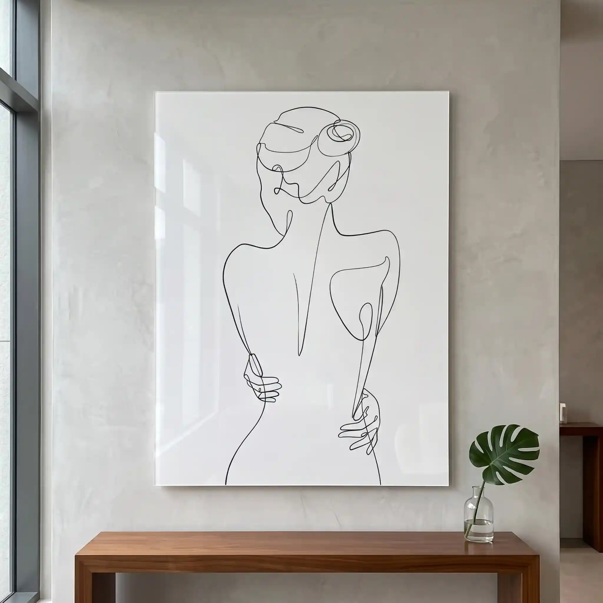 Cuadro Póster Mujer Line Art | Decoración Minimalista