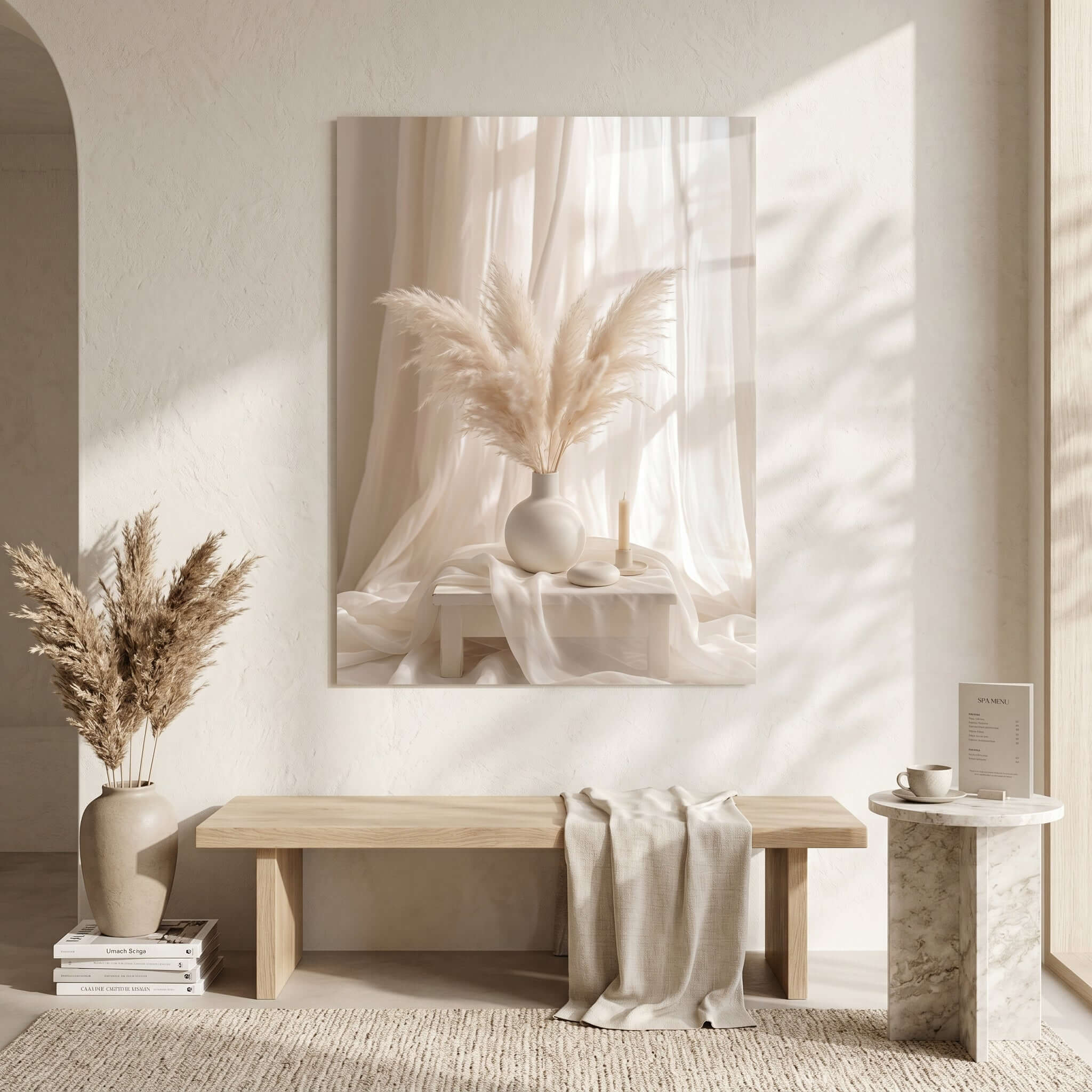 Cuadro Póster Botánico Beige | Decoración Minimalista