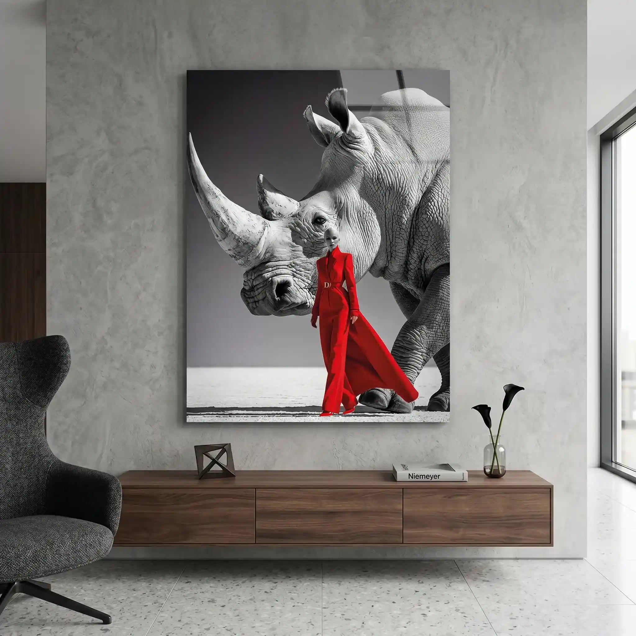 Cuadro Red Instinct | Wild Elegance
