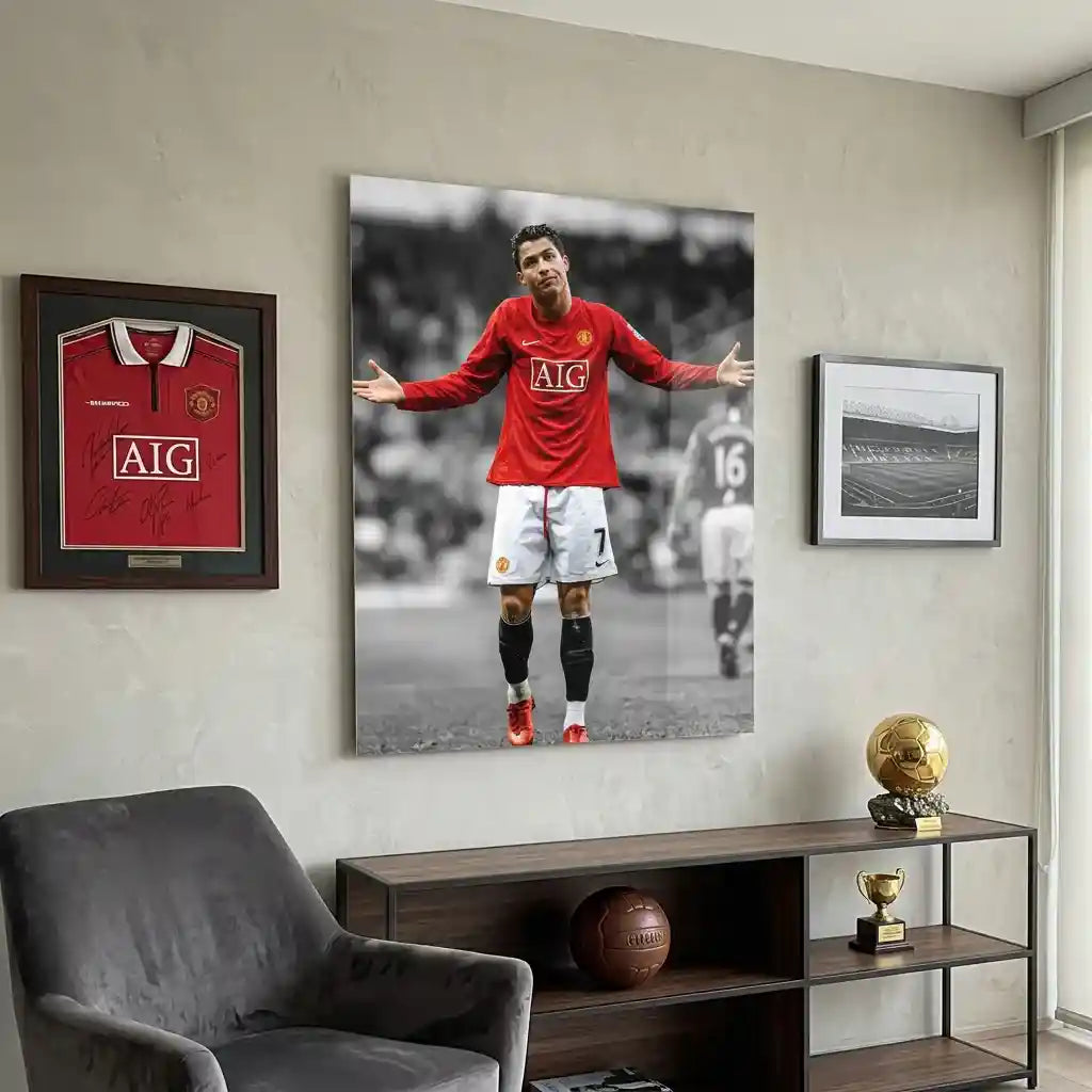 Cuadro Póster Cristiano Ronaldo | Decoración de Fútbol
