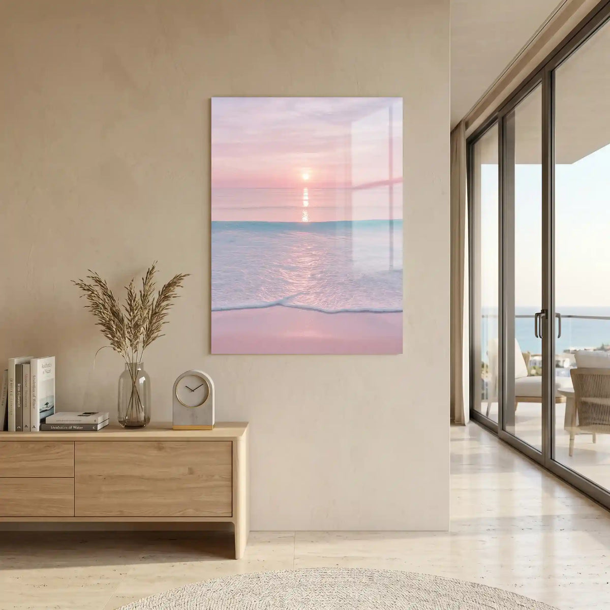 Cuadro Póster Atardecer Rosa | Pink Horizon