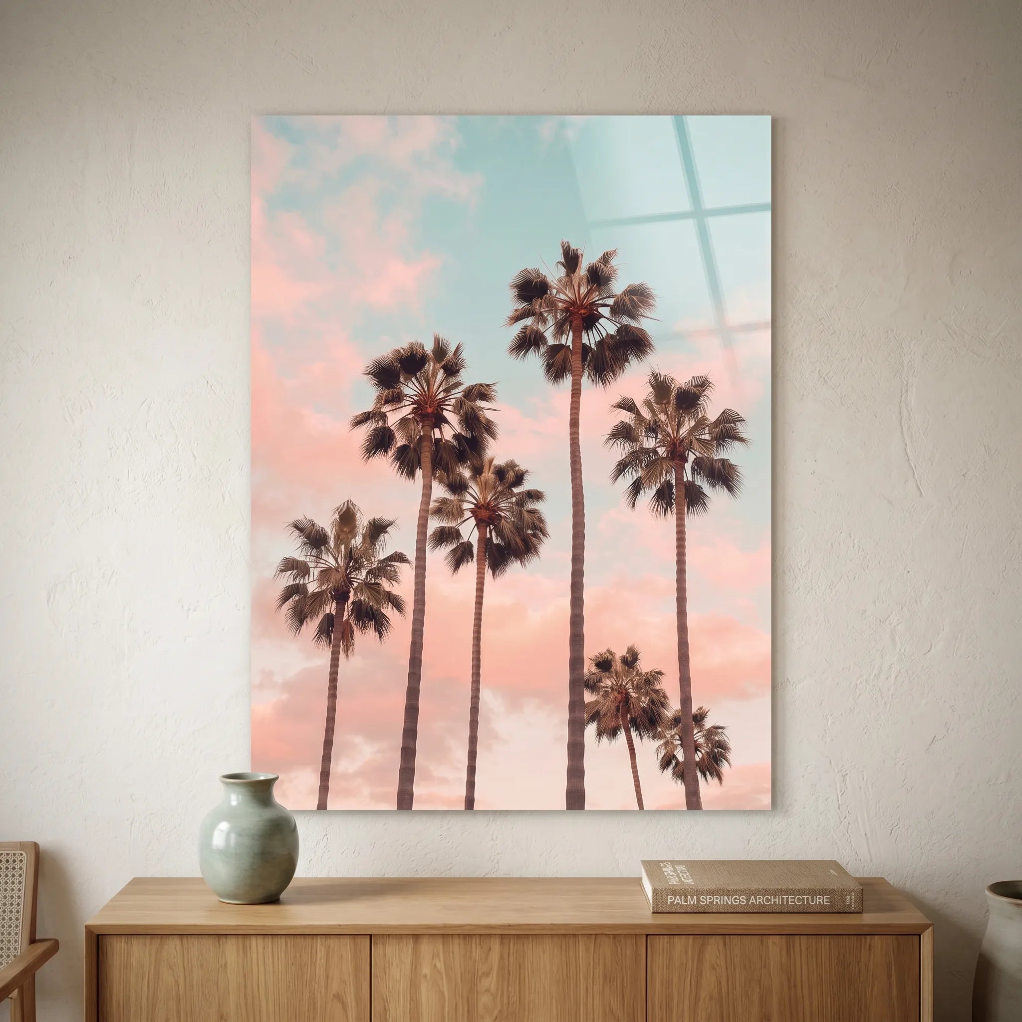 Cuadro Póster Palmeras al Atardecer | California Sunset