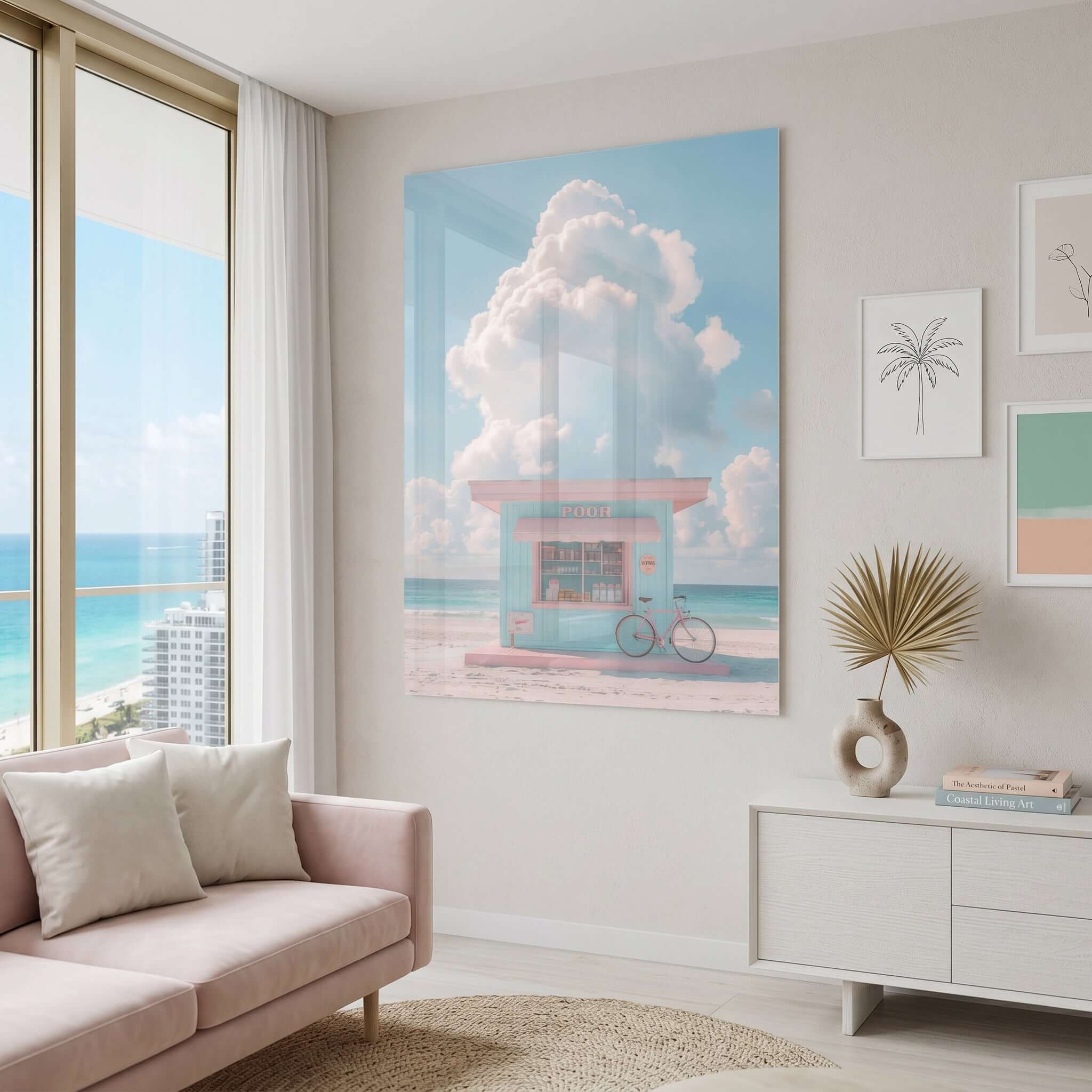 Cuadro Póster Cielo de Verano | Decoración Pastel