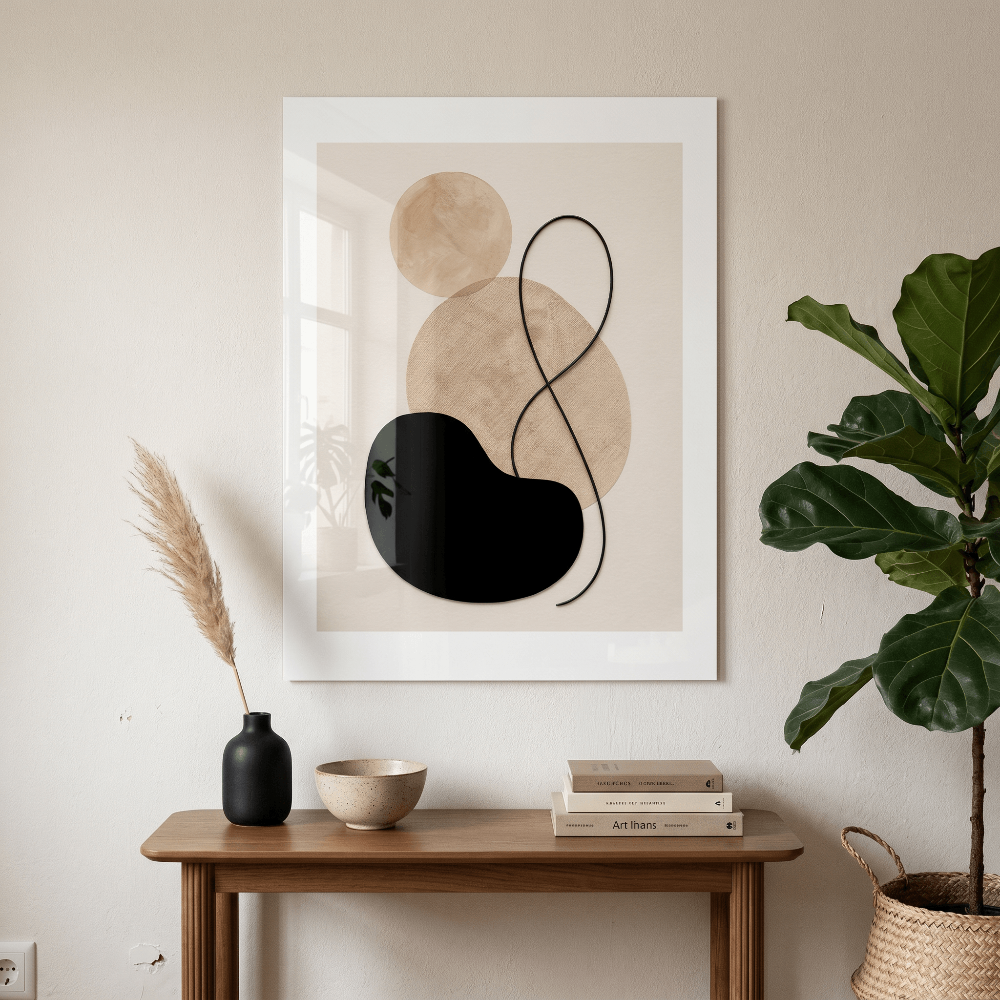 Cuadro Póster Círculos Abstractos | Decoración Minimalista