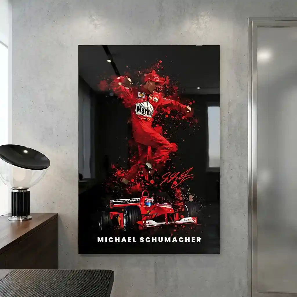 Cuadro Póster Michael Schumacher | Decoración Fórmula 1