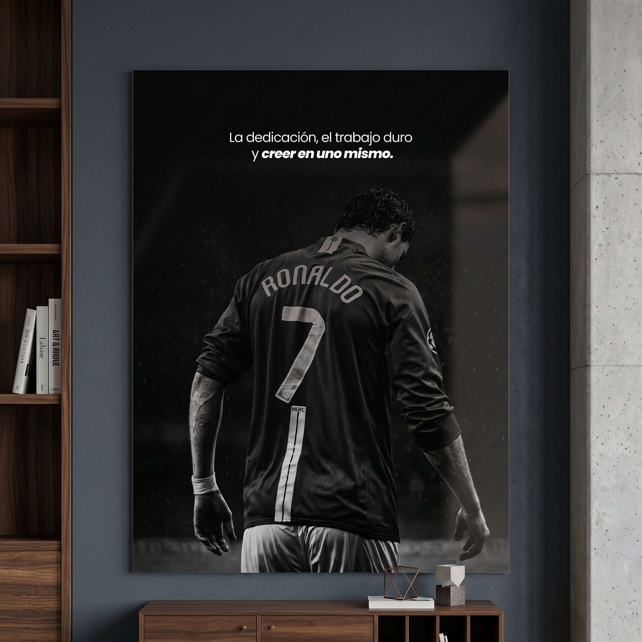 Cuadro Póster Cristiano Ronaldo 7 | Decoración de Fútbol