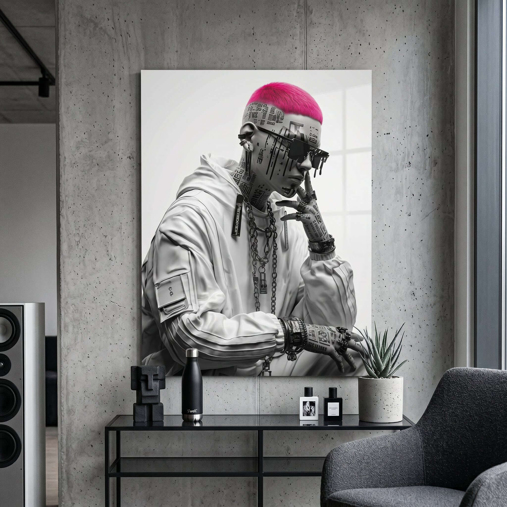 Cuadro Póster Techwear | Decoración Urbana Futurista