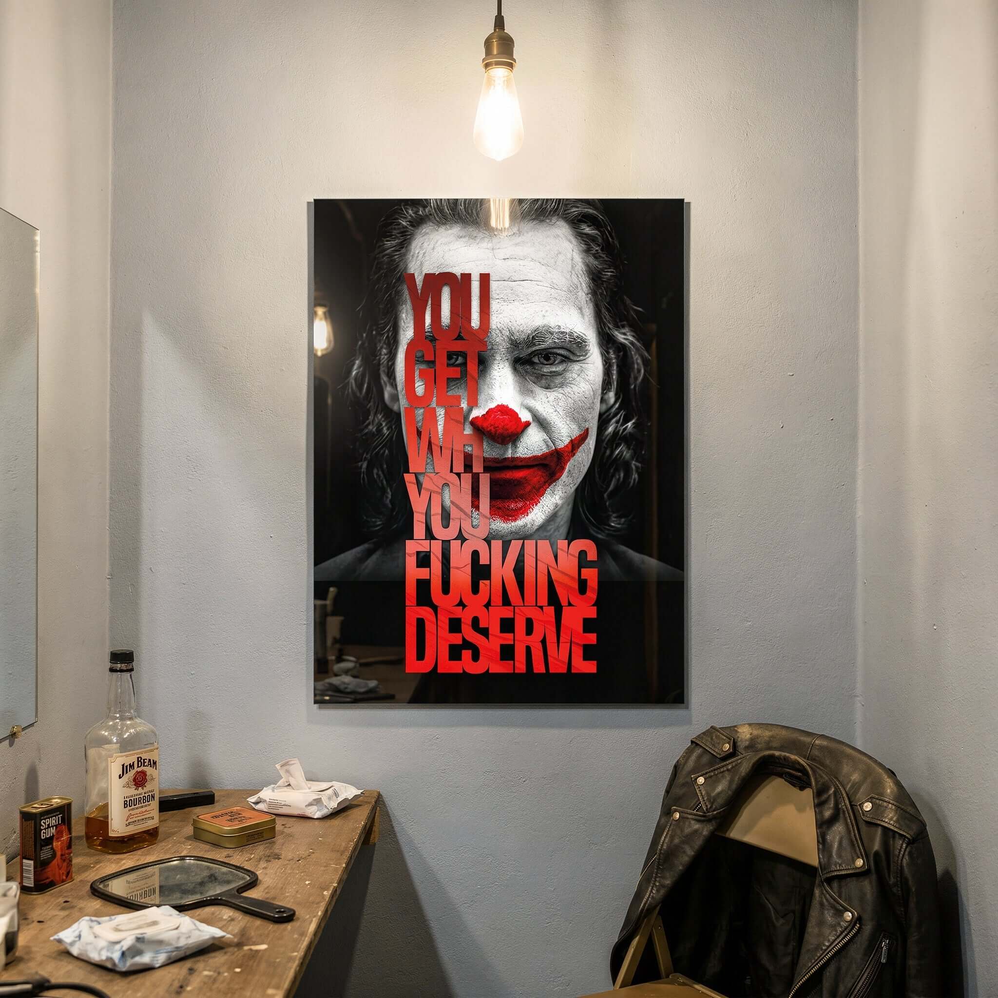 Cuadro Póster Joker con Frase | Decoración Oscura