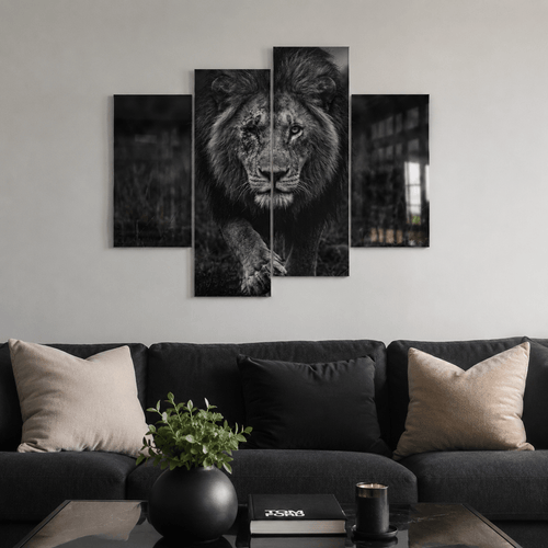 Cuadro de Metacrilato León | Decoración Moderna de Pared