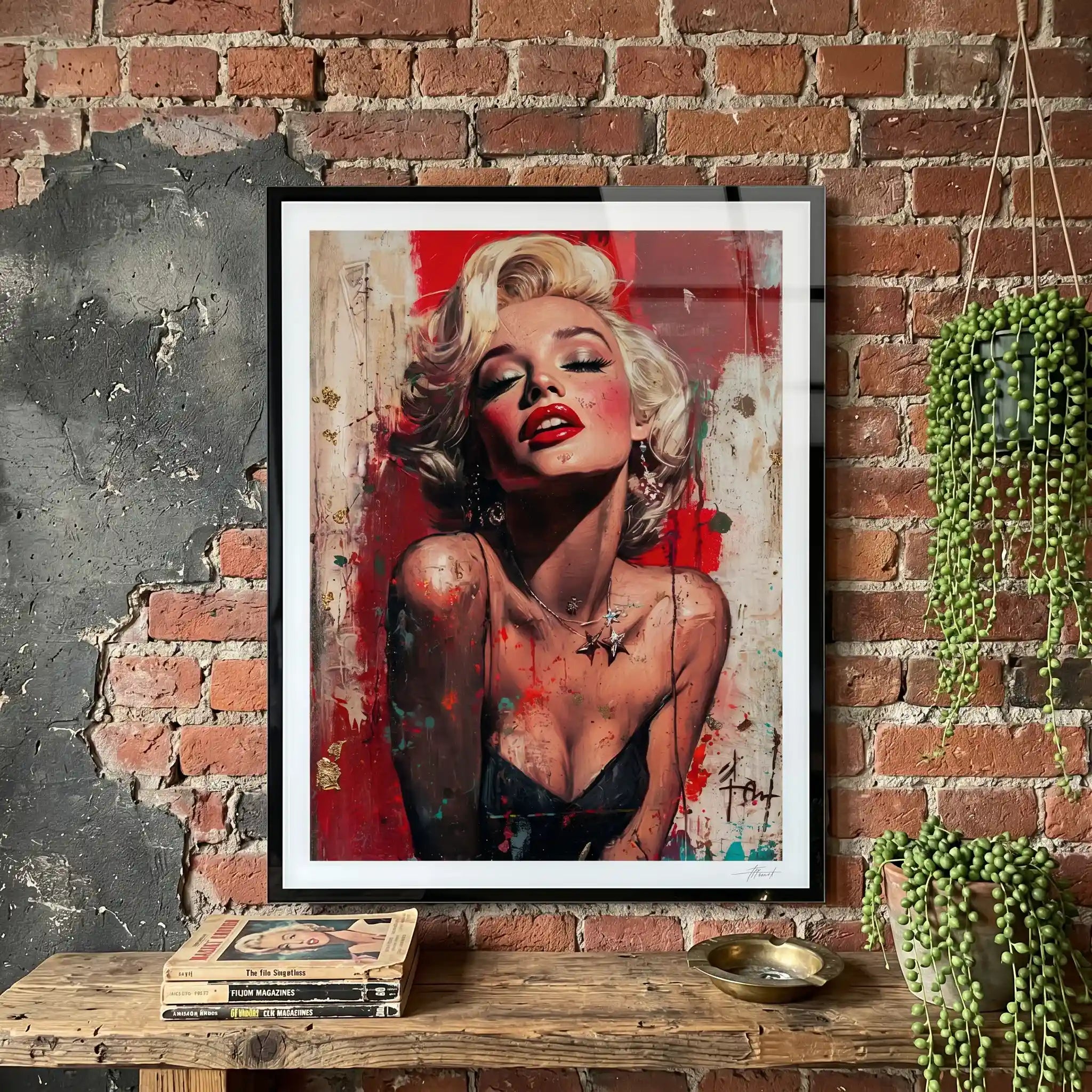 Cuadro Glamour Pop Marilyn Monroe | Diva de Hollywood | Estilo Vintage