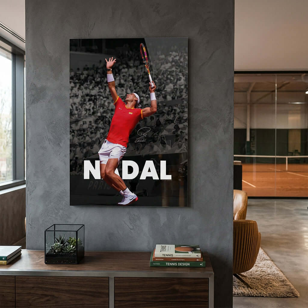 Cuadro Póster Rafael Nadal | Decoración de Tenis