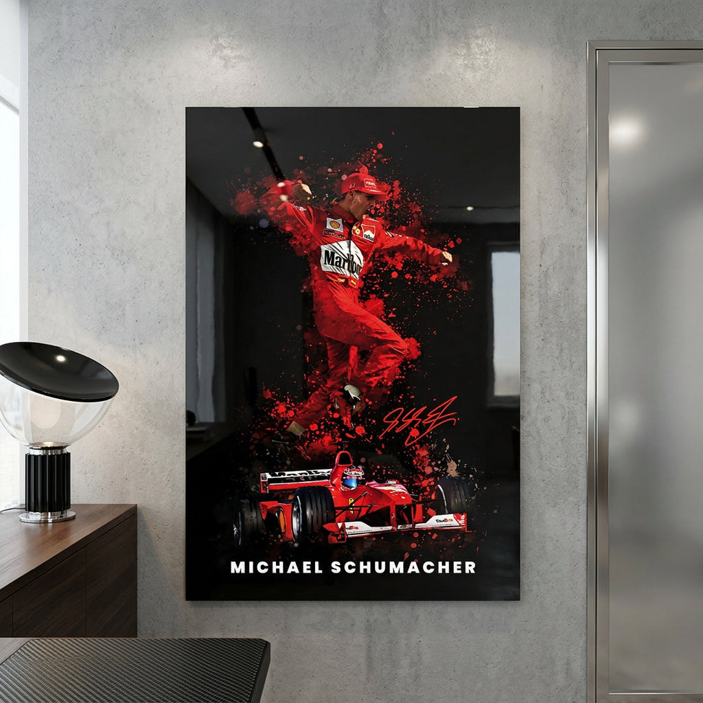 Cuadro Póster Michael Schumacher | Decoración Fórmula 1