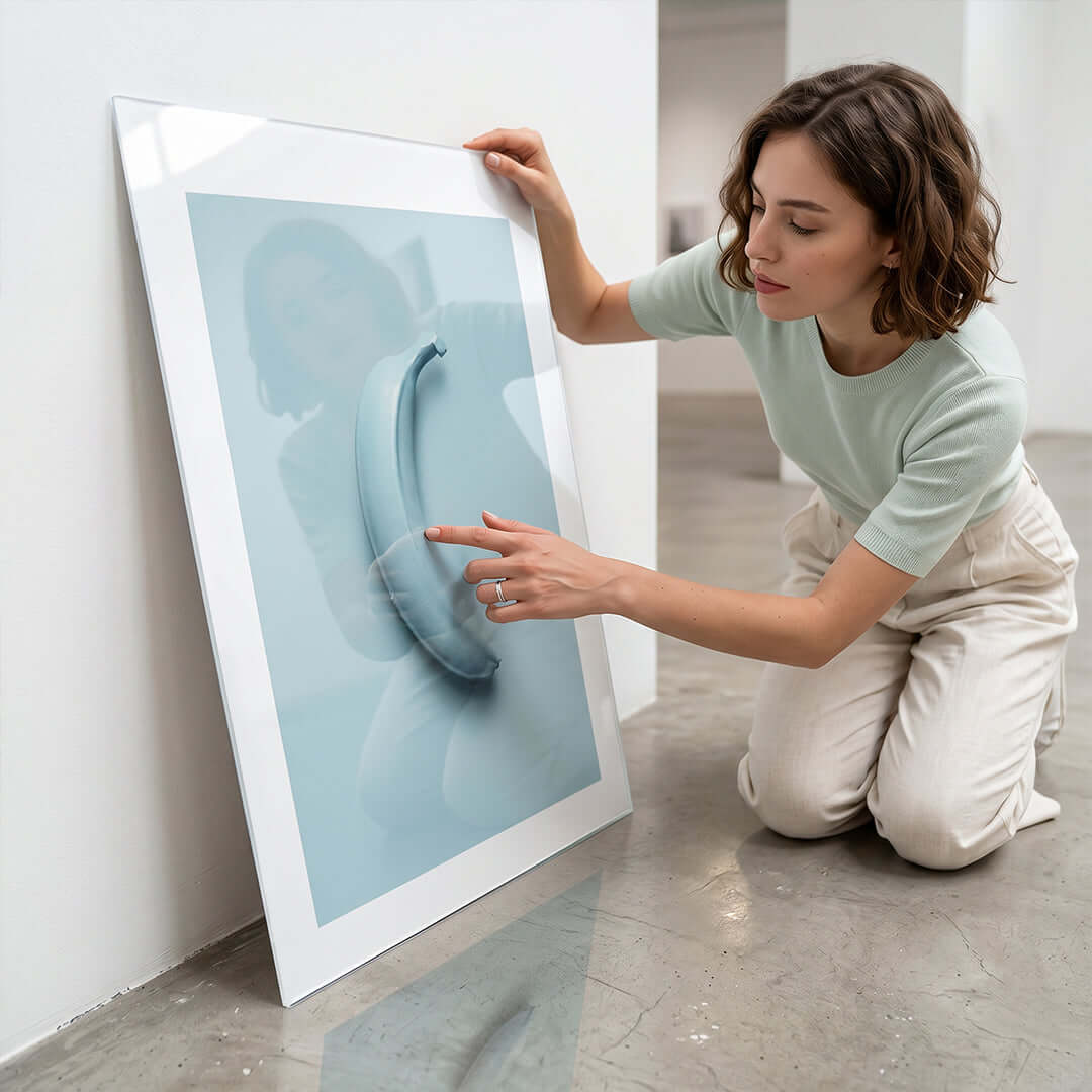 Cuadro Póster Banana Azul | Decoración Minimalista