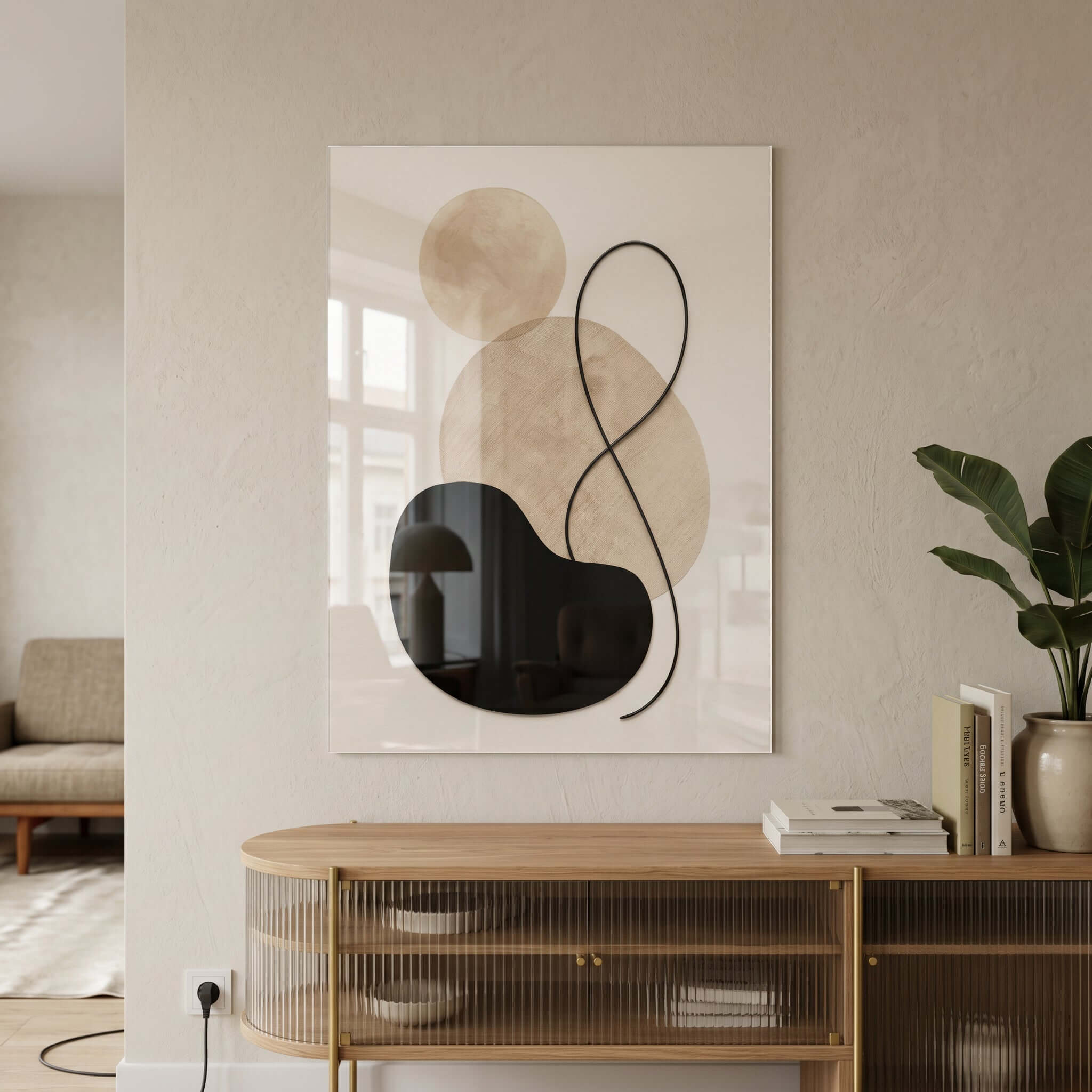 Cuadro Póster Círculos Abstractos | Decoración Minimalista