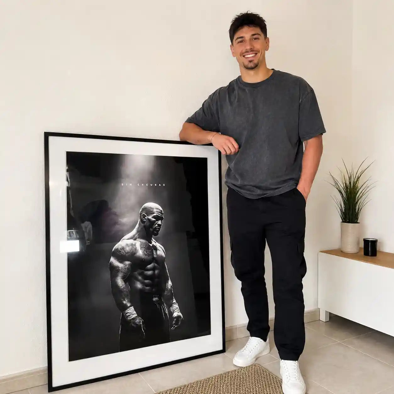 Cuadro Póster Mike Tyson | Decoración de Boxeo