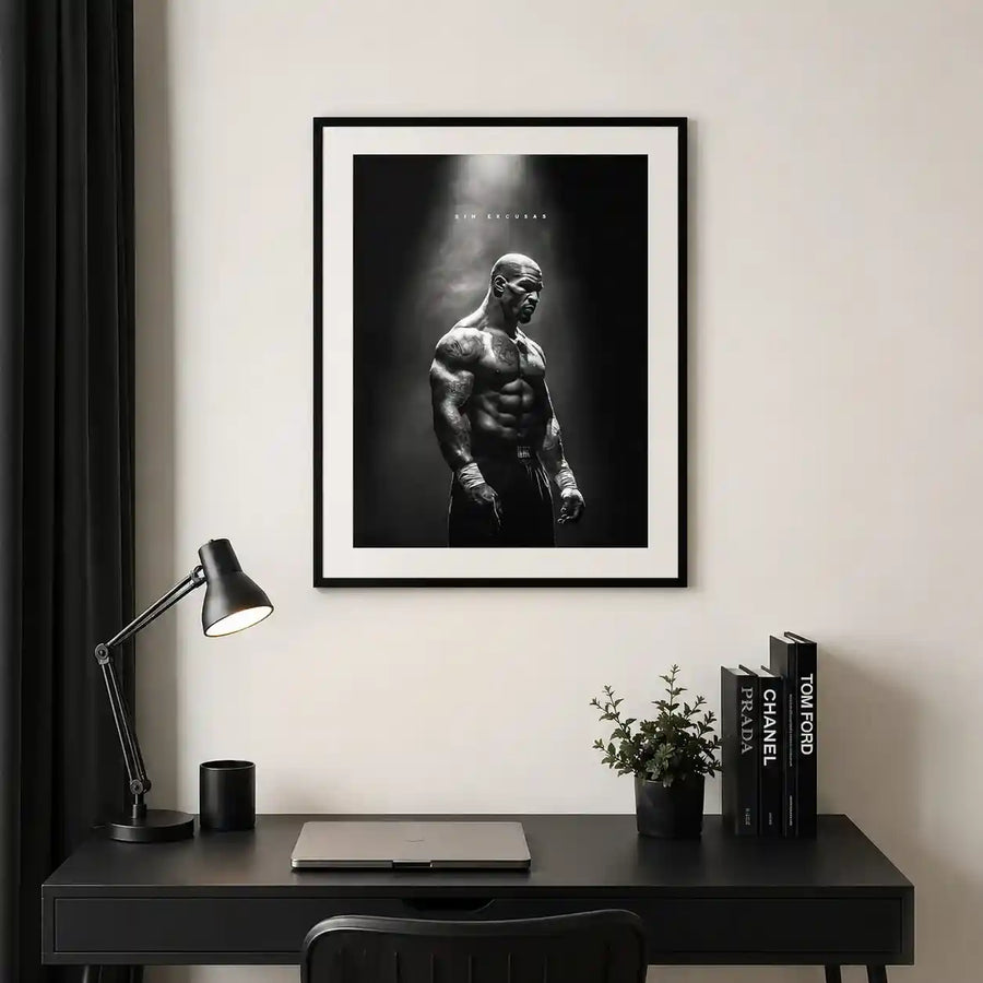 Cuadro Póster Mike Tyson | Decoración de Boxeo