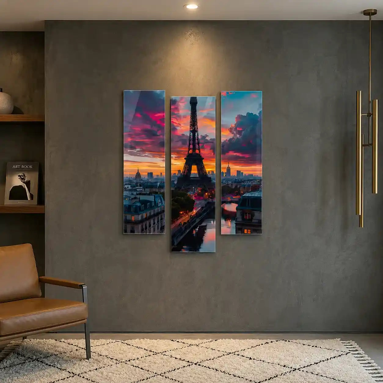 Cuadro Torre Eiffel al Atardecer | París en Llamas