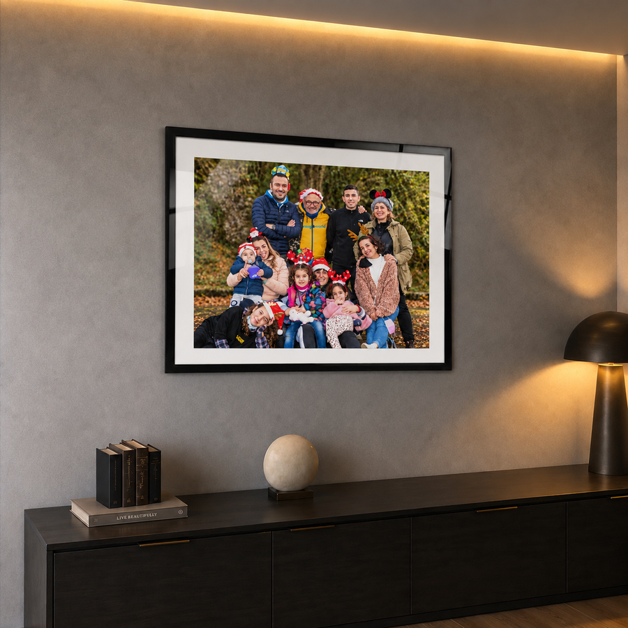 Cuadro Horizontal Personalizable | Efecto Marco Color Negro