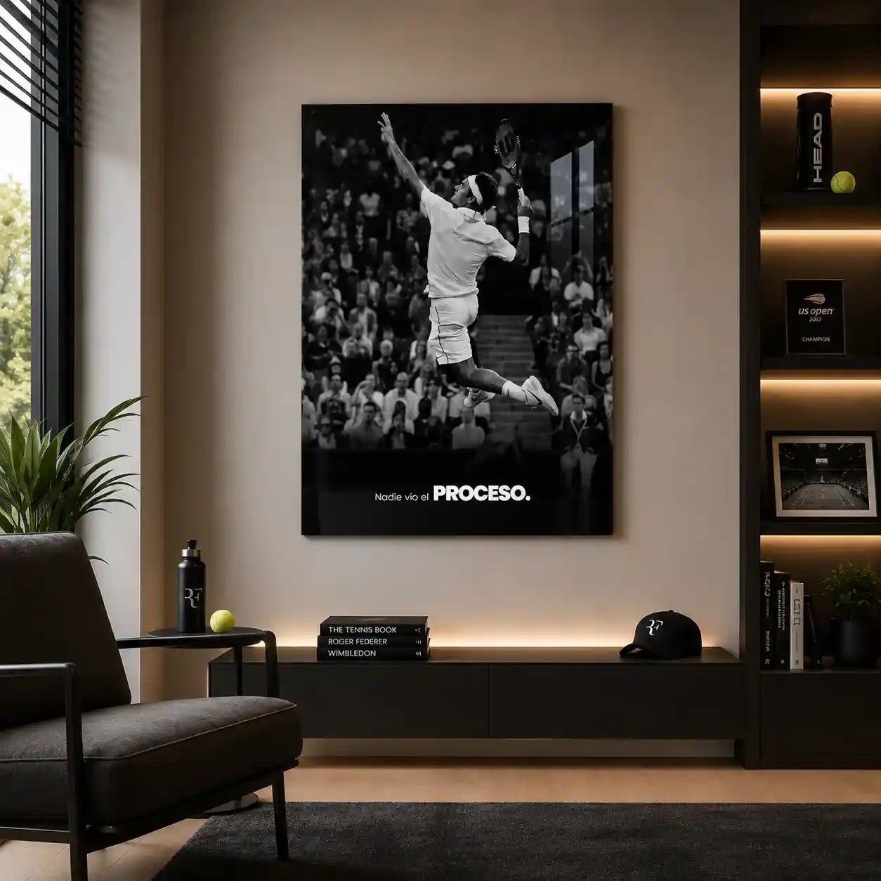 Cuadro Póster Roger Federer | Decoración de Tenis