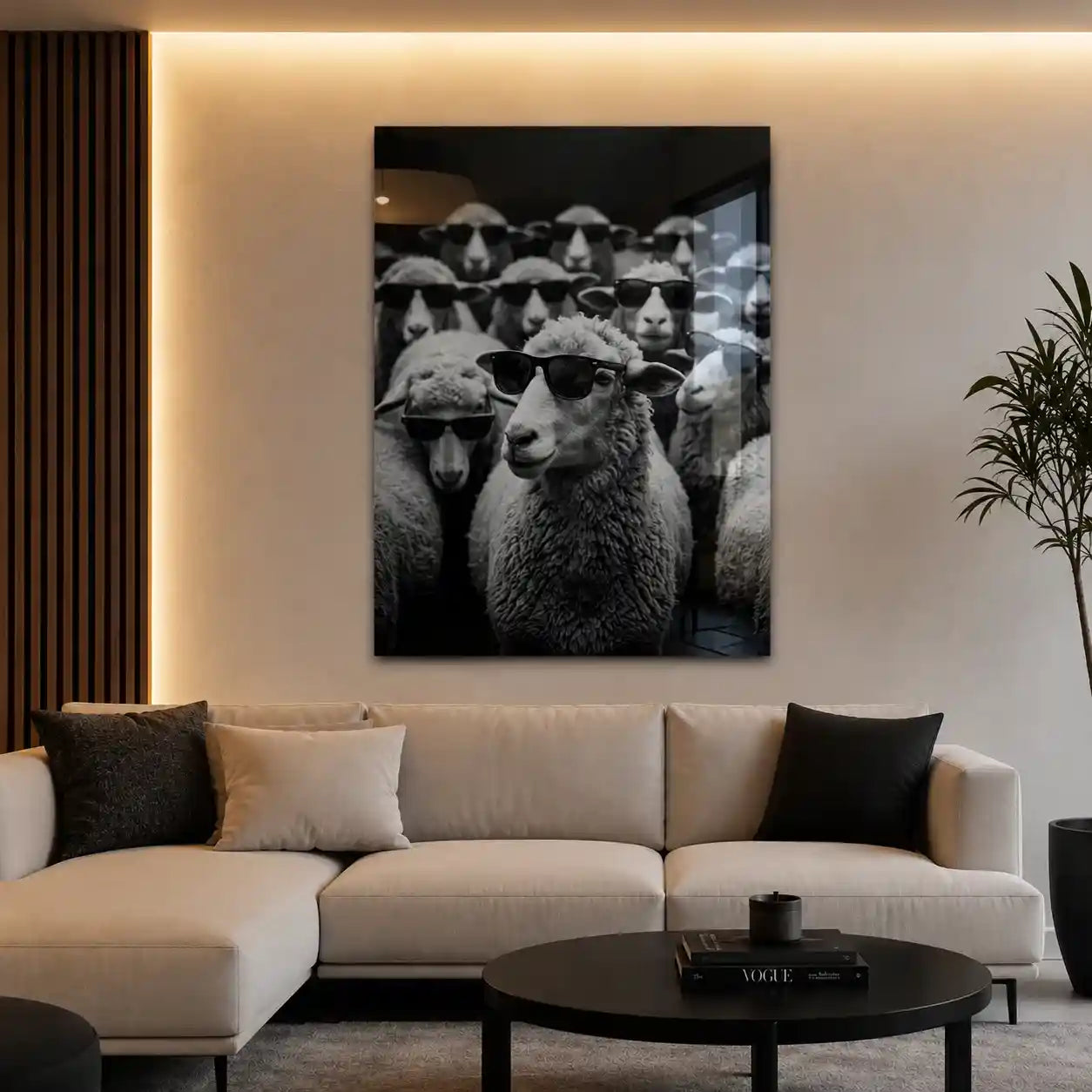 Cuadro Póster Ovejas con Gafas | Decoración Original