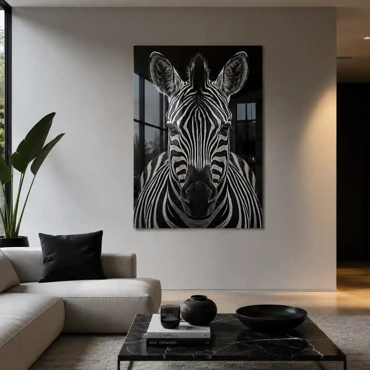 Cuadro Póster Zebra | Decoración Elegante en Blanco y Negro
