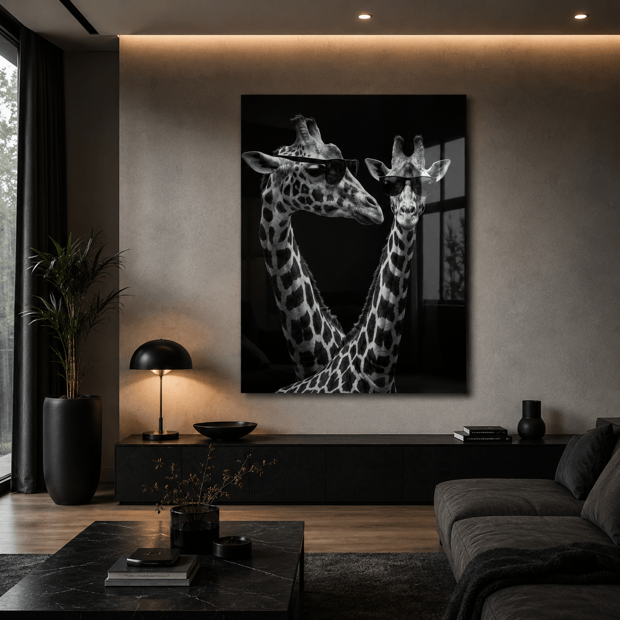 Cuadro Póster Jirafas | Decoración Elegante