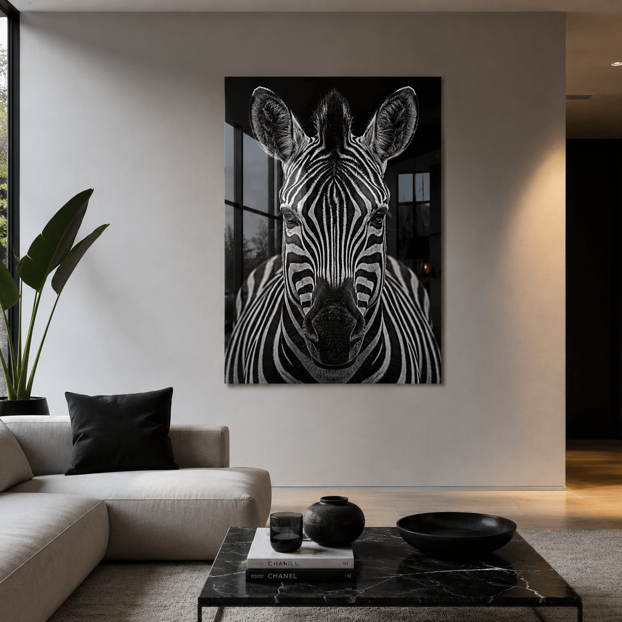 Cuadro Póster Zebra | Decoración Elegante en Blanco y Negro