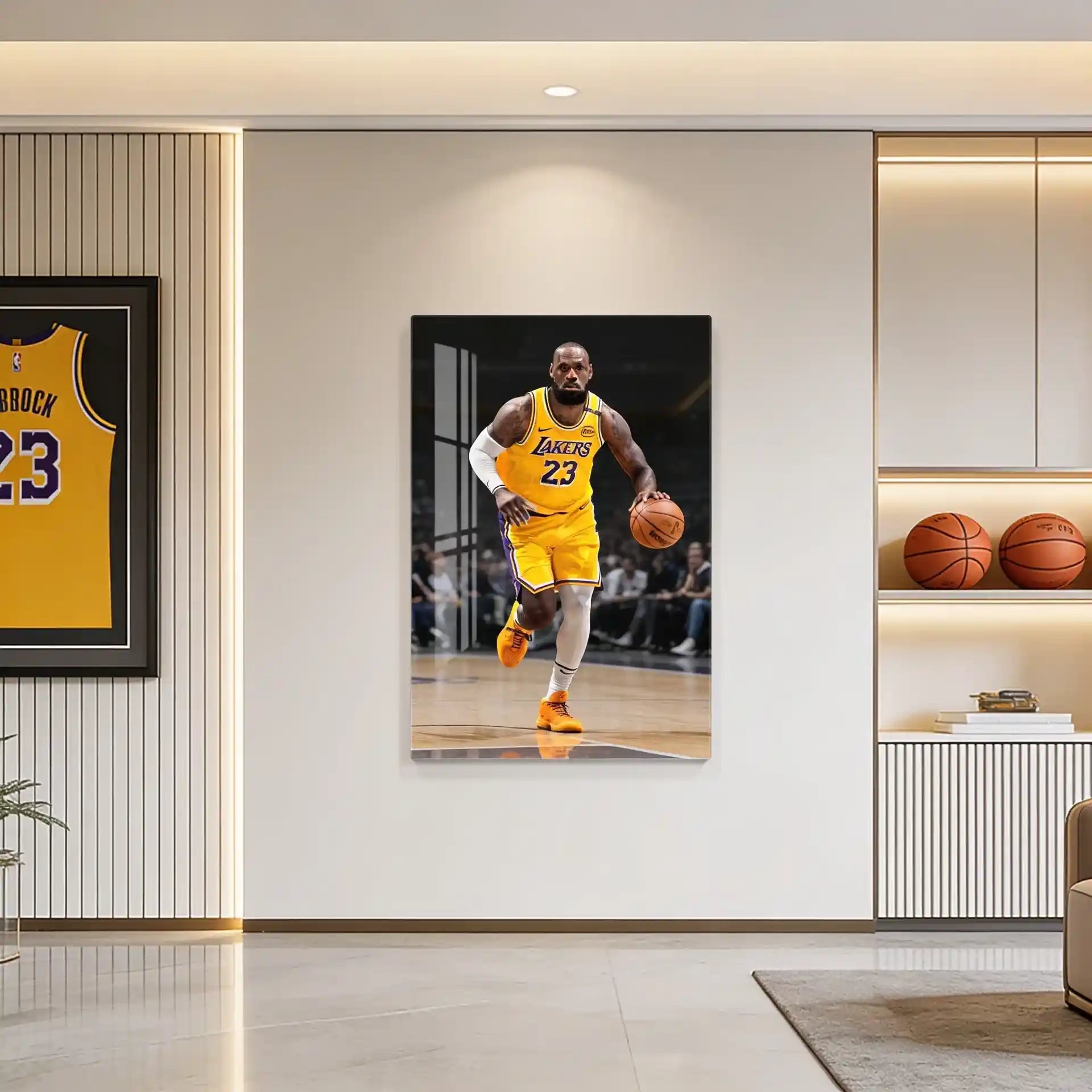 Cuadro Póster LeBron James | Decoración de Baloncesto
