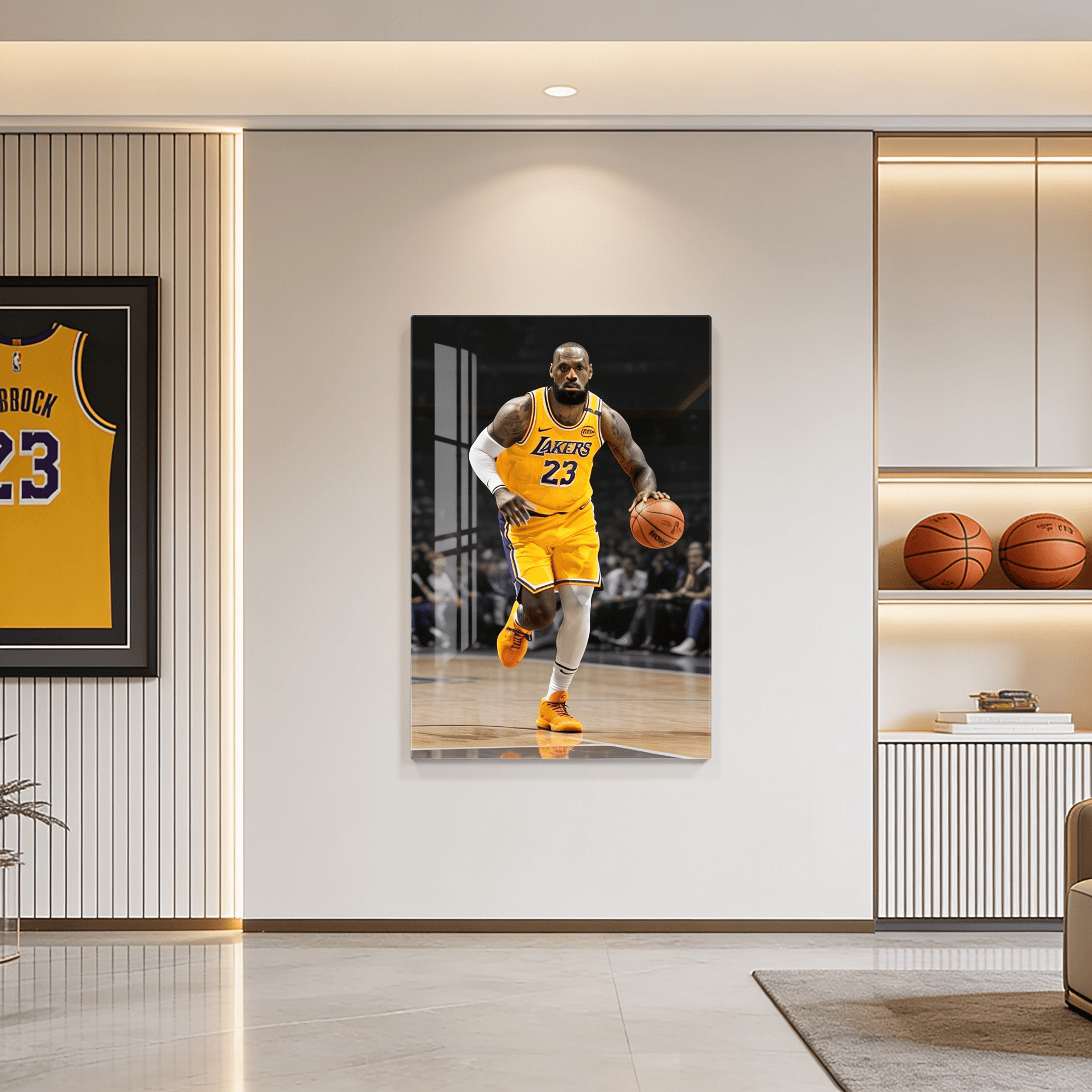 Cuadro Póster LeBron James | Decoración de Baloncesto