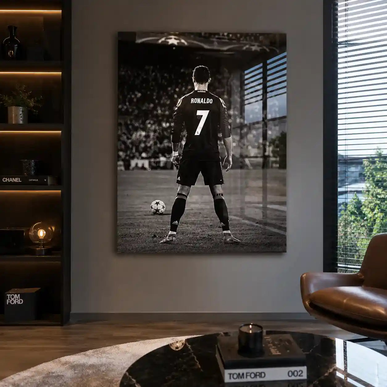 Cuadro Póster Cristiano Ronaldo 7 | Decoración de Fútbol