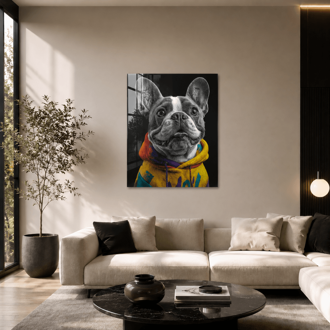 Cuadro Póster Bulldog Francés | Decoración Moderna