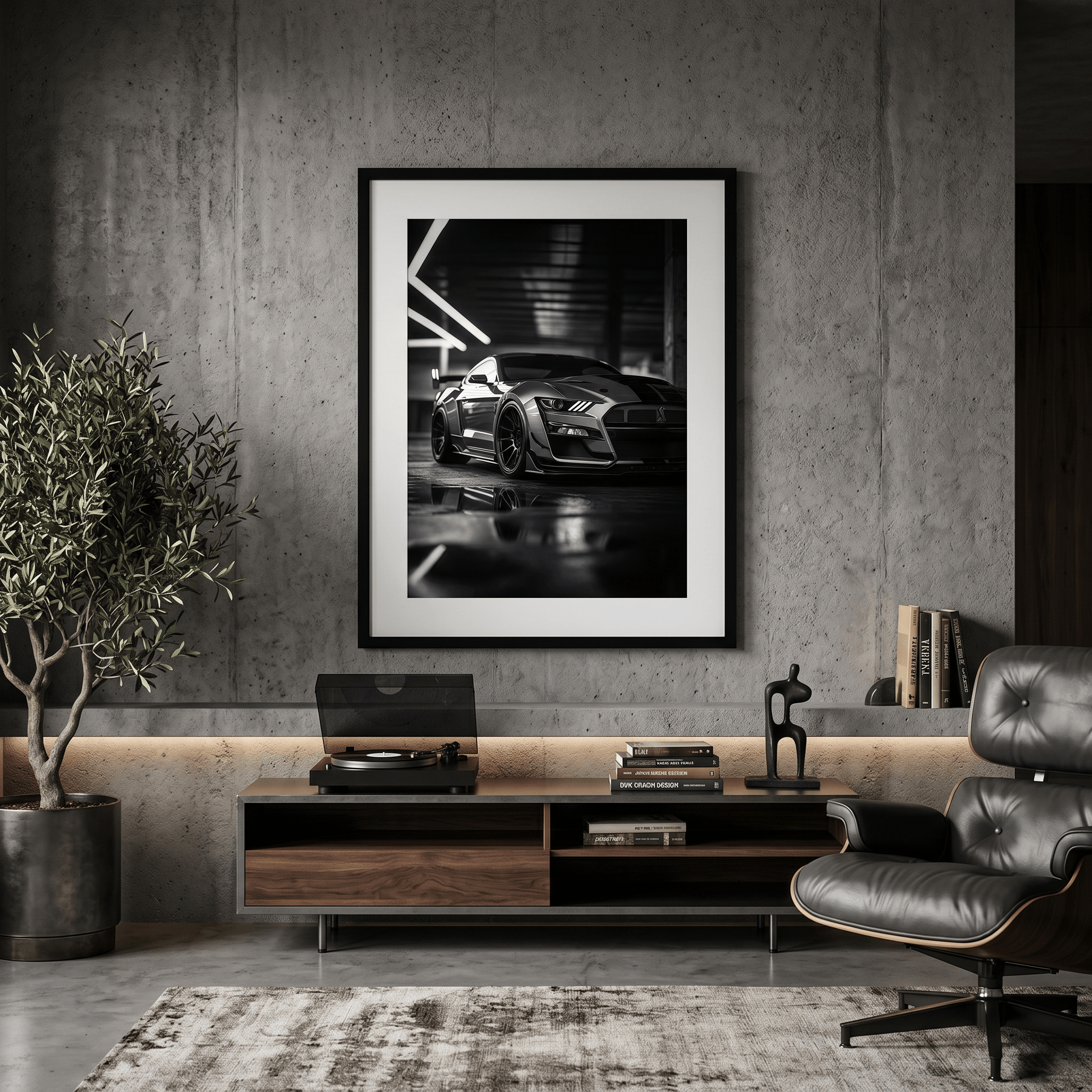 Cuadro Póster Ford Mustang Shelby GT500 | Decoración de Coches