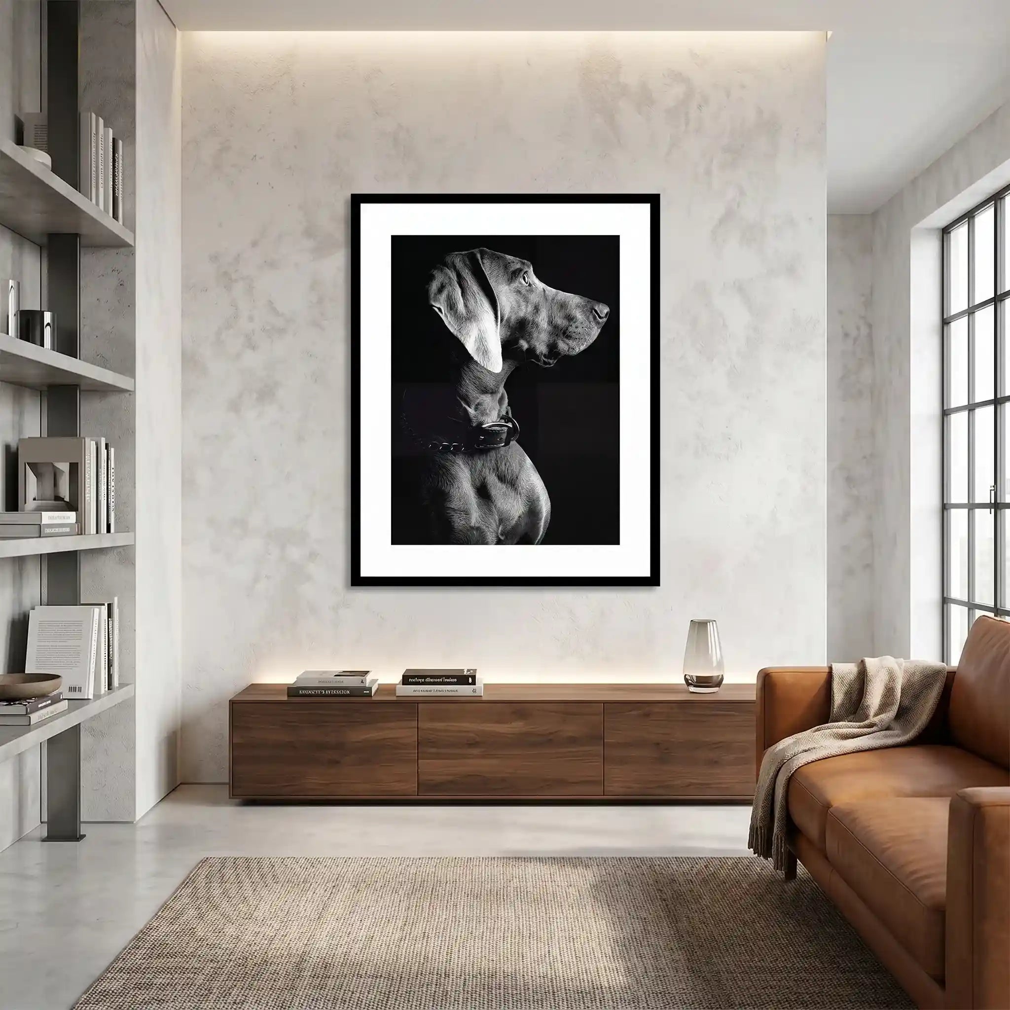 Cuadro Póster Weimaraner | Decoración Elegante