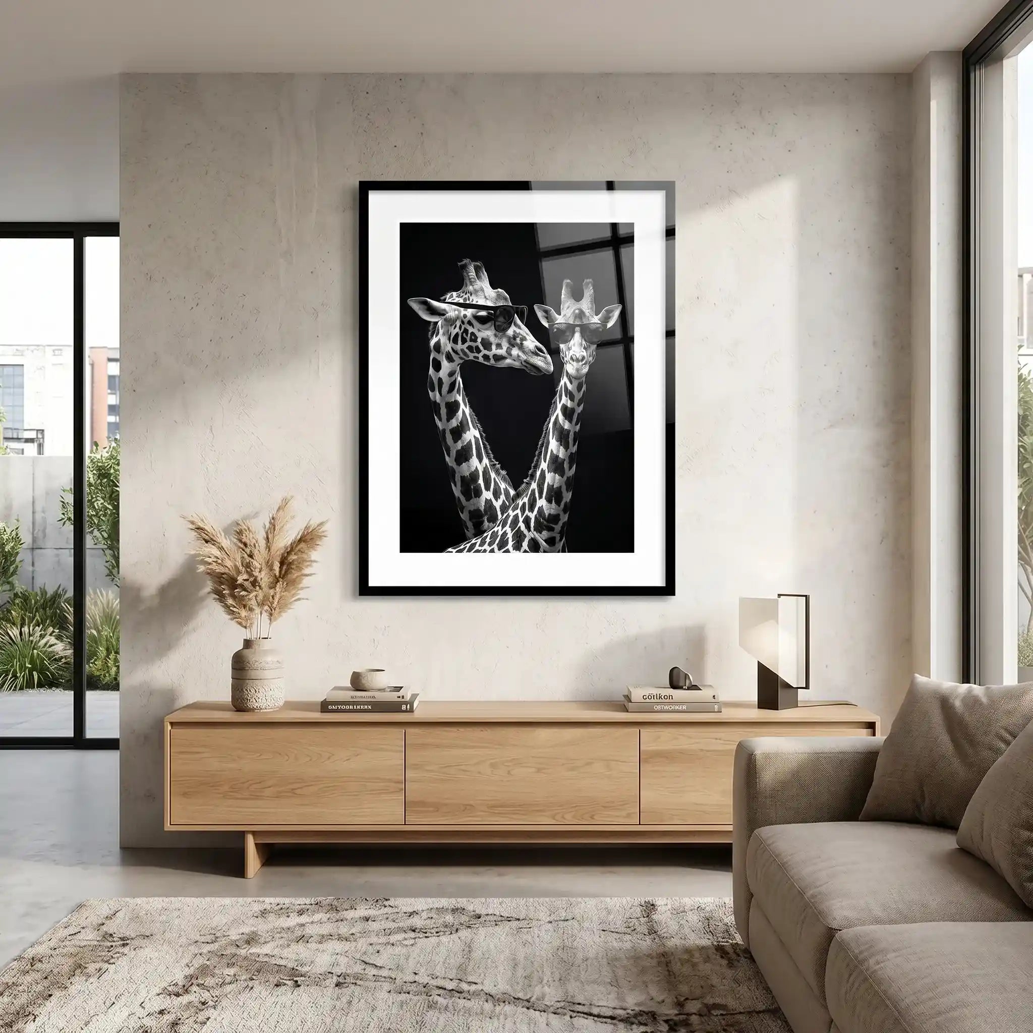 Cuadro Póster Jirafas | Decoración Elegante