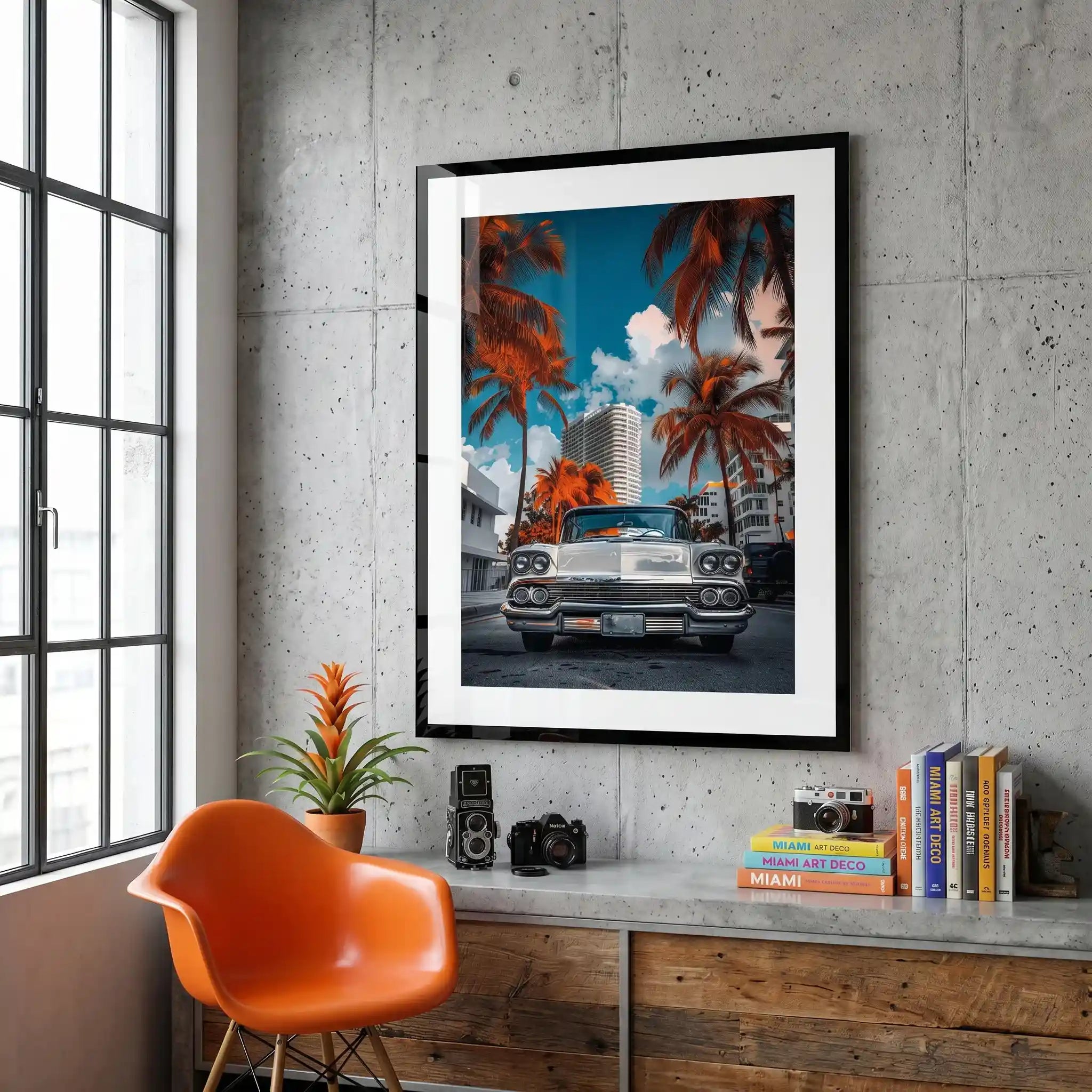 Cuadro Póster Chevrolet Impala | Decoración de Coches Clásicos